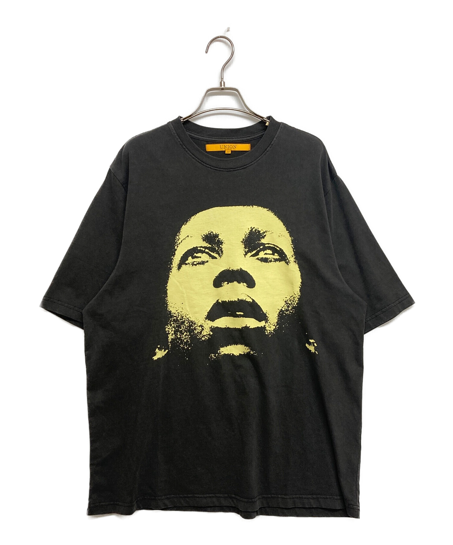 中古・古着通販】UNION (ユニオン) プリントTシャツ フェードブラック 