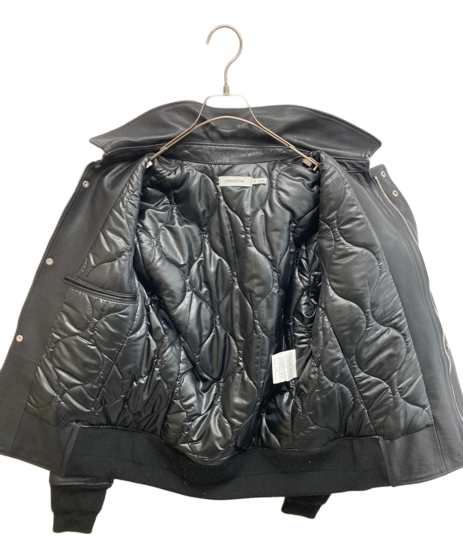 中古・古着通販】nonnative (ノンネイティブ) 中綿カウレザー