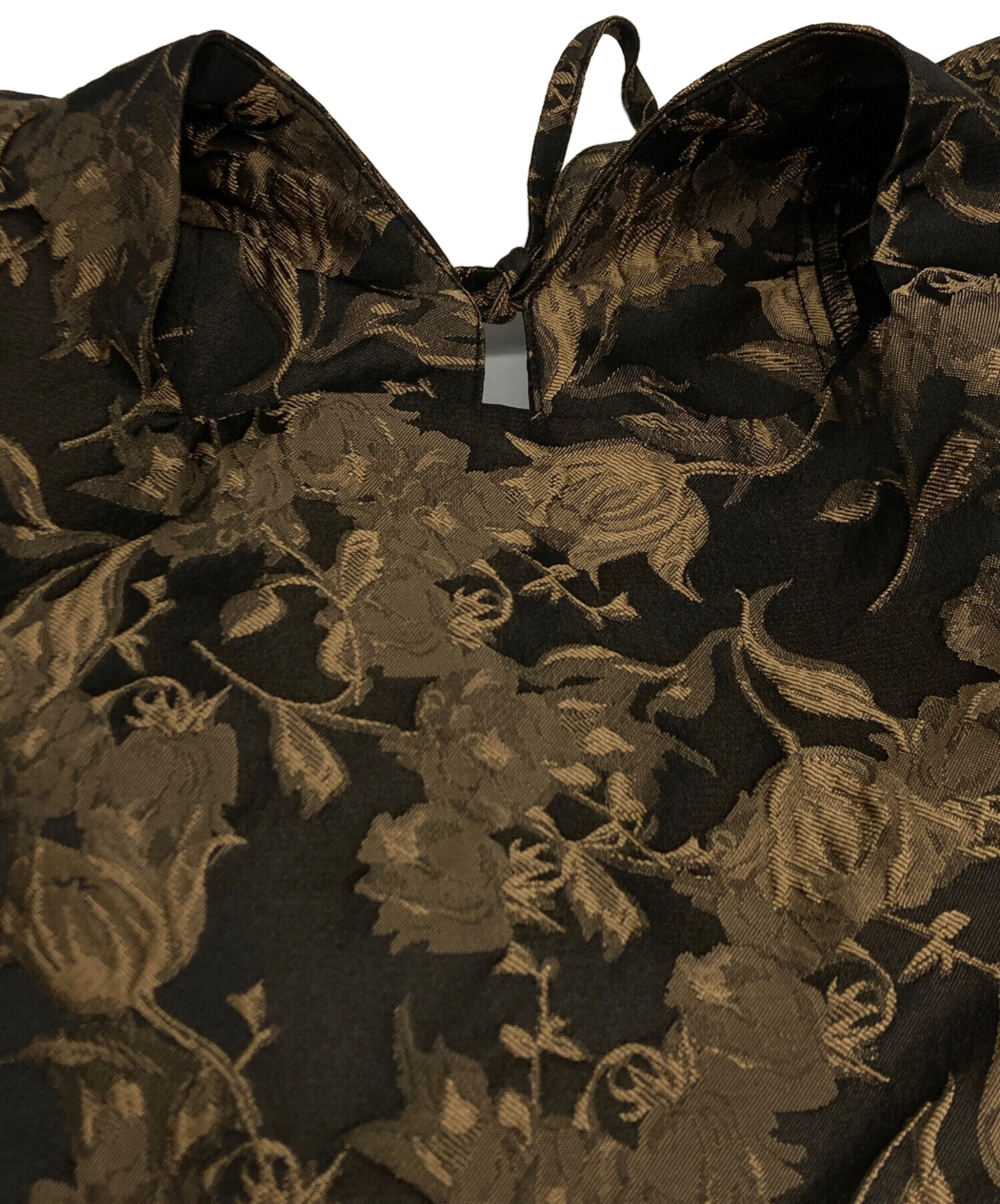 中古・古着通販】acka (エーシーケーエー) jacquard volume dress