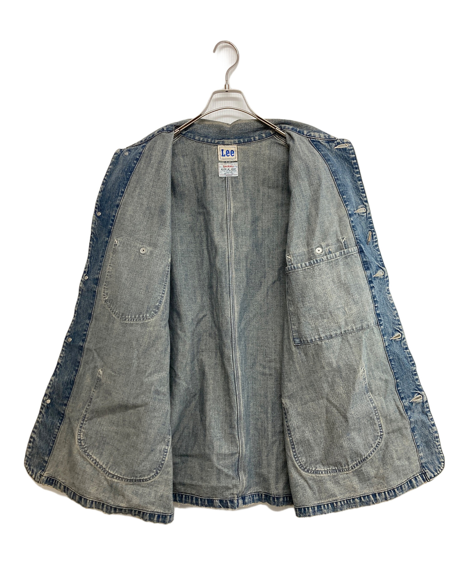 ［依頼者］Lee インディゴデニム カバーオール 中古・古着通販】LEE (リー) DAIRIKU (ダイリク) Loco Jacket/デニム