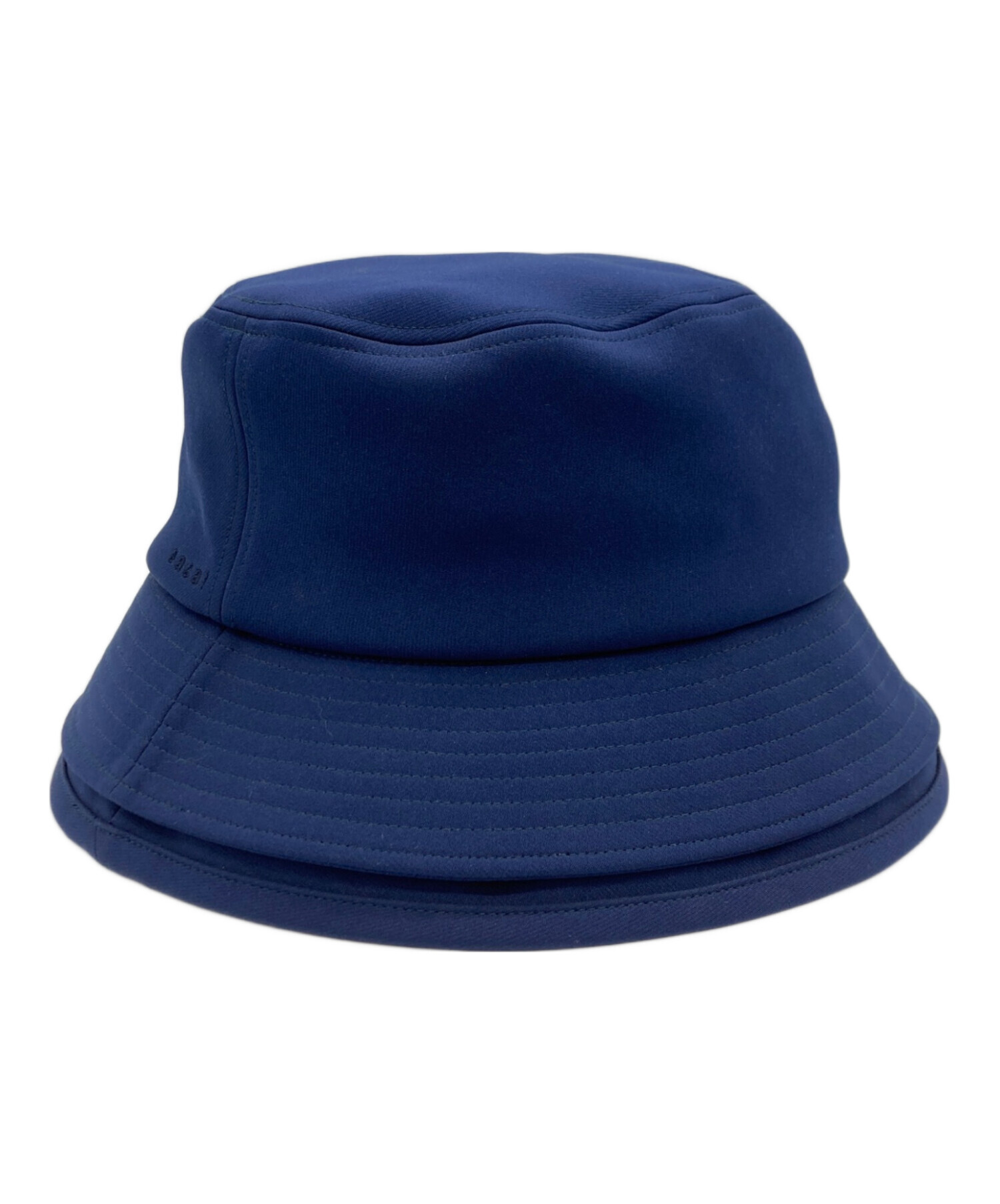 サカイ　sacai ハット 中古・古着通販】sacai (サカイ) ワイドブリムバケットハット ブルー