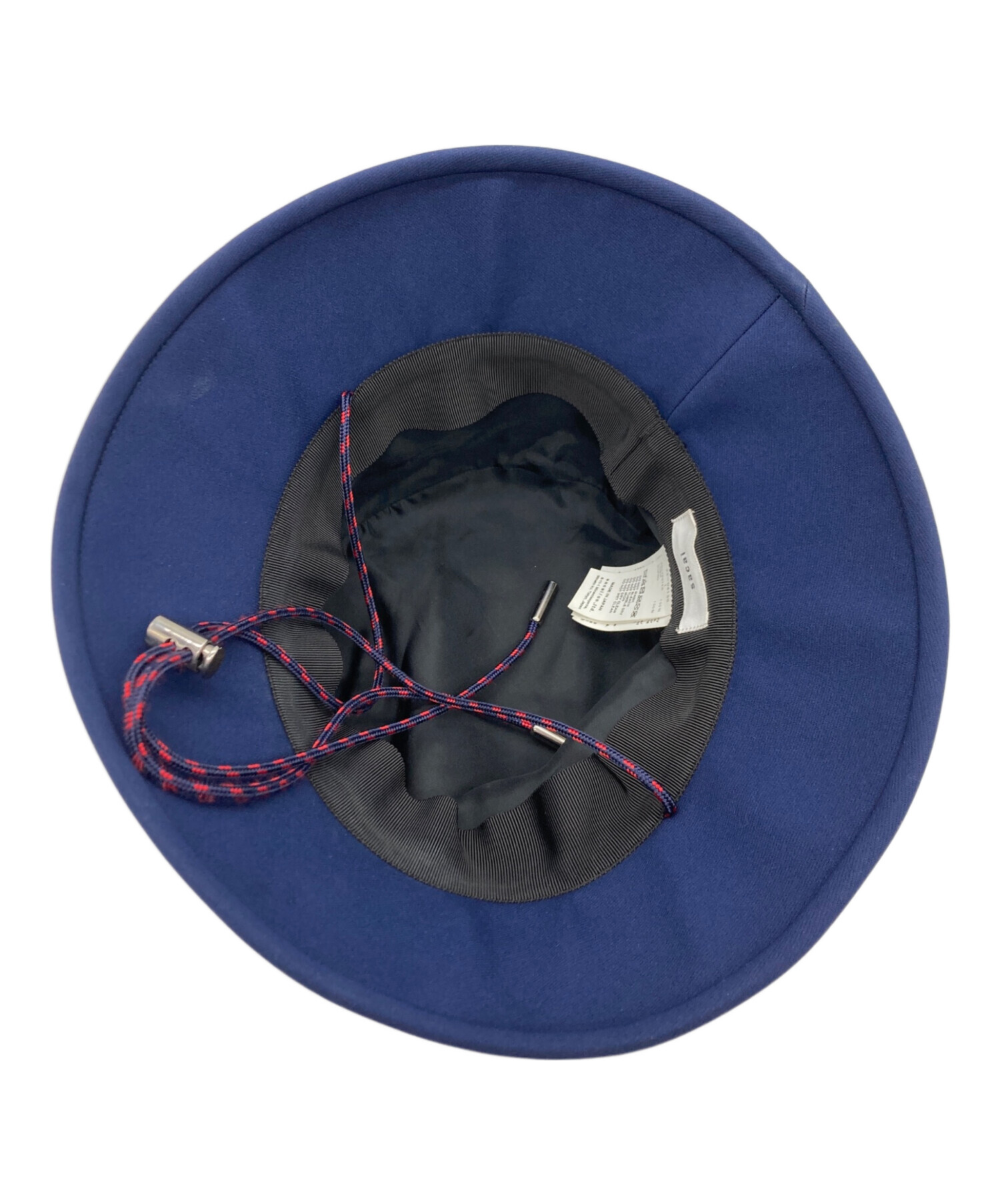 sacai サカイ　レイヤード　バケットハット　サイズ1 中古・古着通販】sacai (サカイ) ワイドブリムバケットハット ブルー