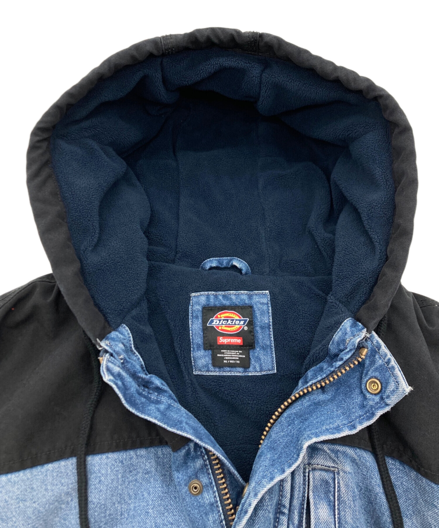 シュプリーム ディッキーズ Cordura Hooded Work Jacket Supreme Dickies Cordura Hooded Work Jacket Blue Denim メンズ