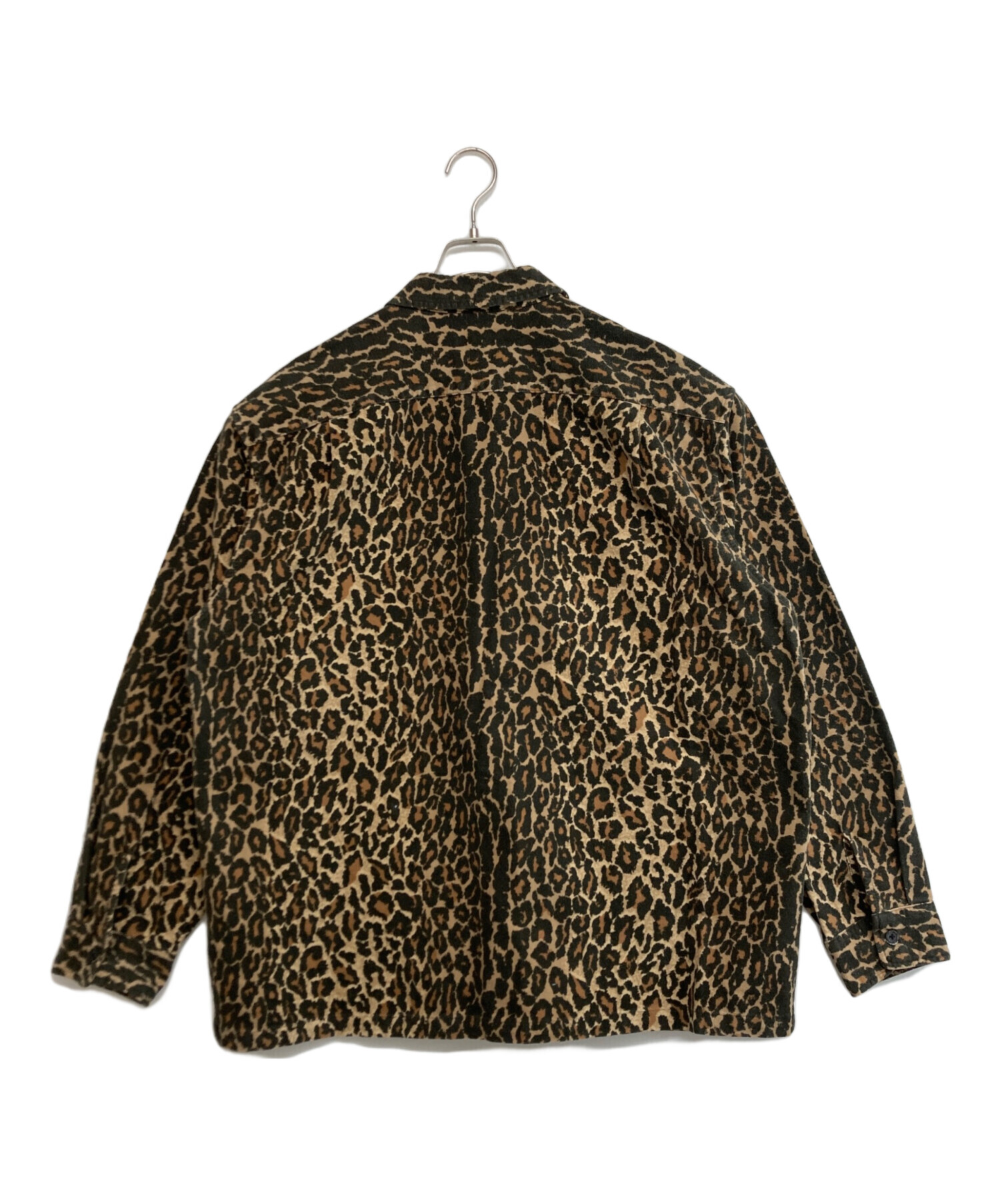 トップス Supreme Flannel Pajama Shirt Leopard org.jpg