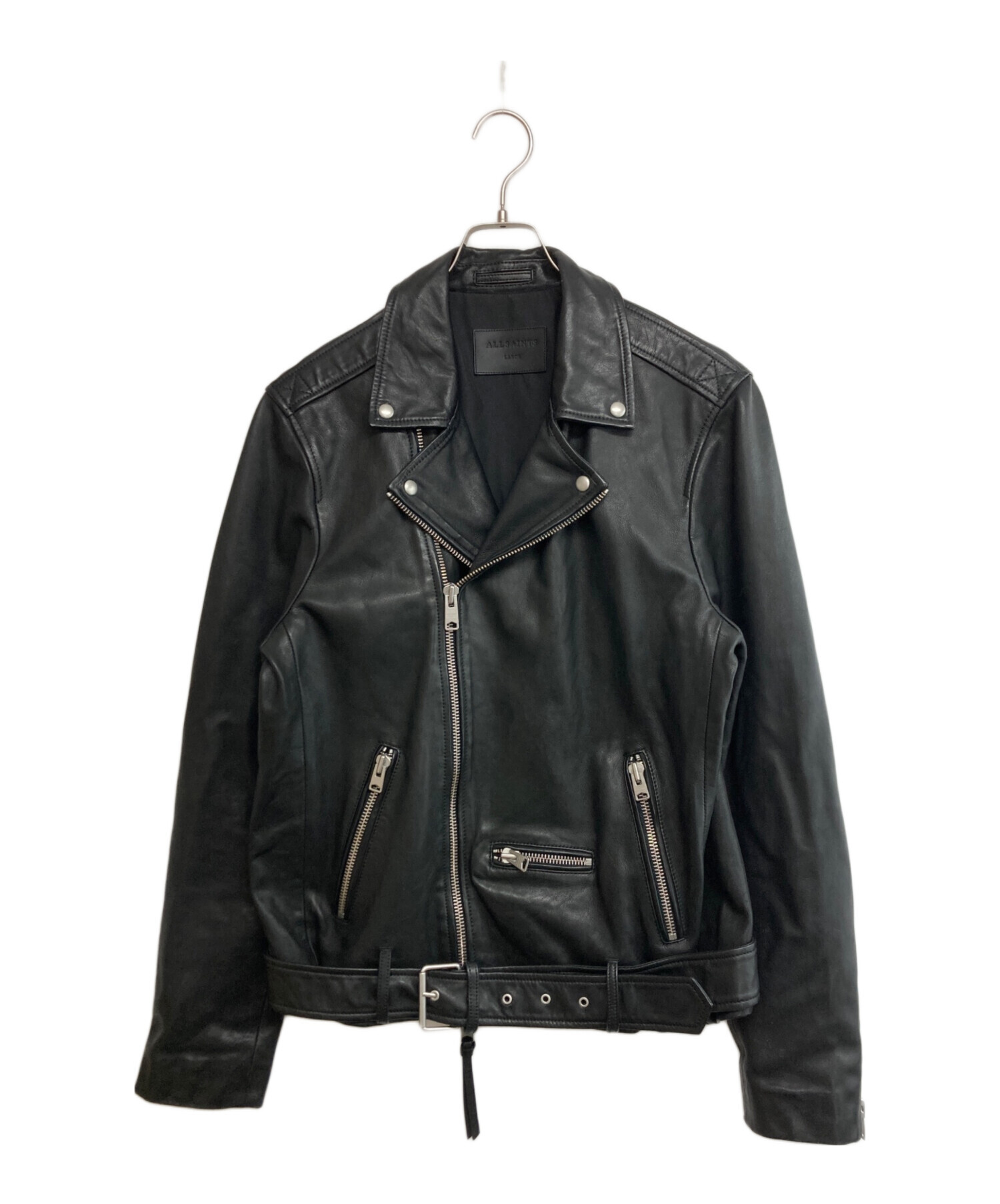 ALLSAINTS 本革ダブルライダースジャケット ブラック 国内正規品 中古・古着通販】ALL SAINTS (オールセインツ) シープスキンダブル