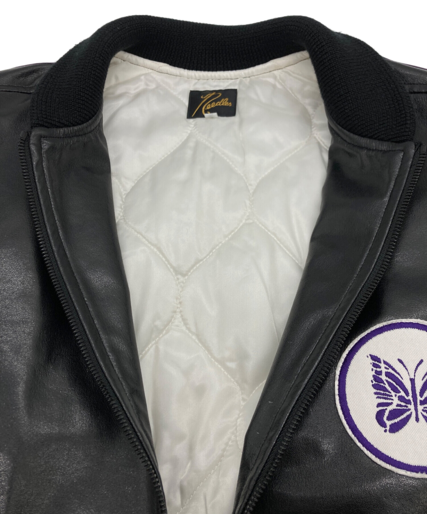 中古・古着通販】Needles (ニードルズ) Award Jacket-Faux Leather