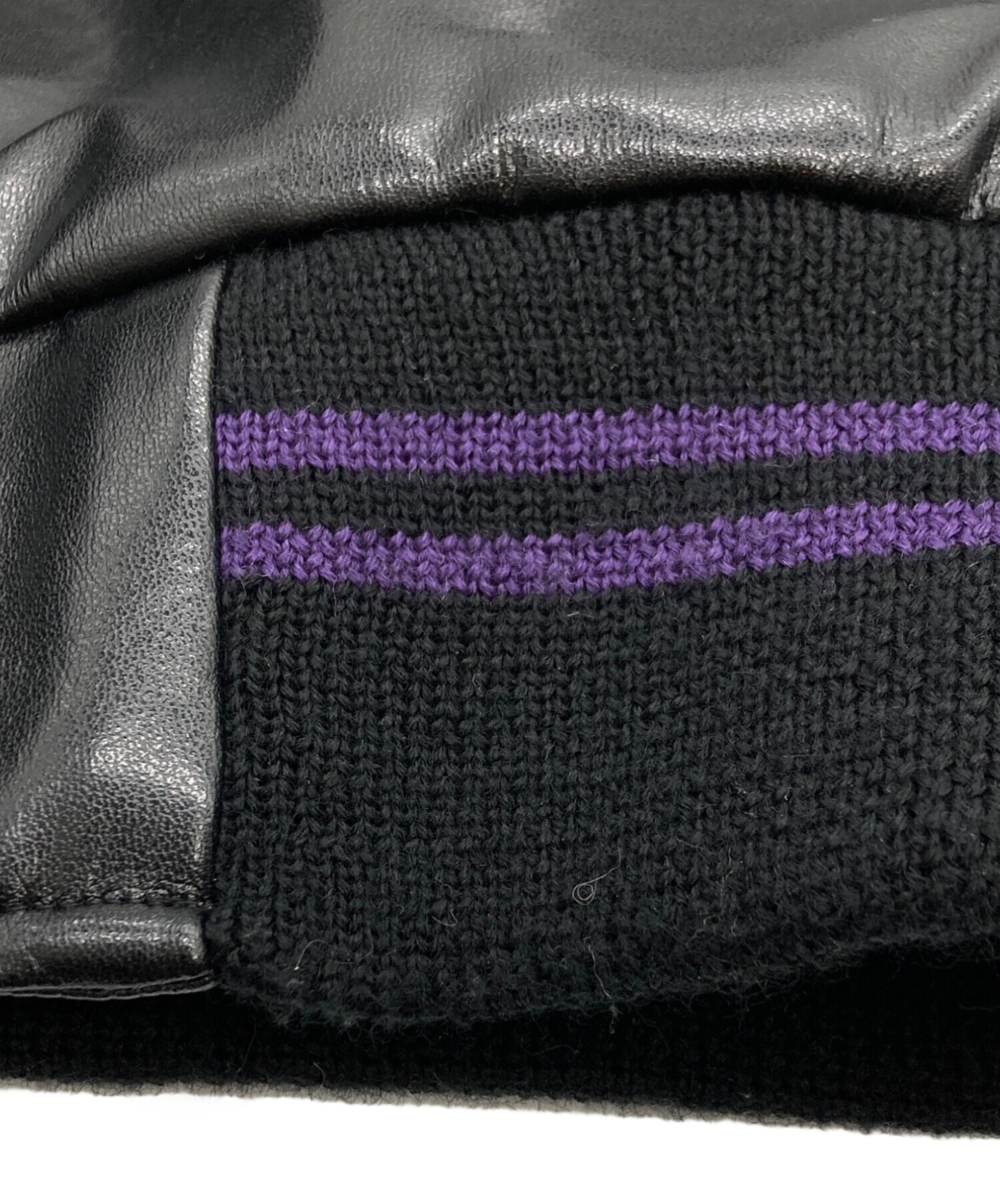 中古・古着通販】Needles (ニードルズ) Award Jacket-Faux Leather