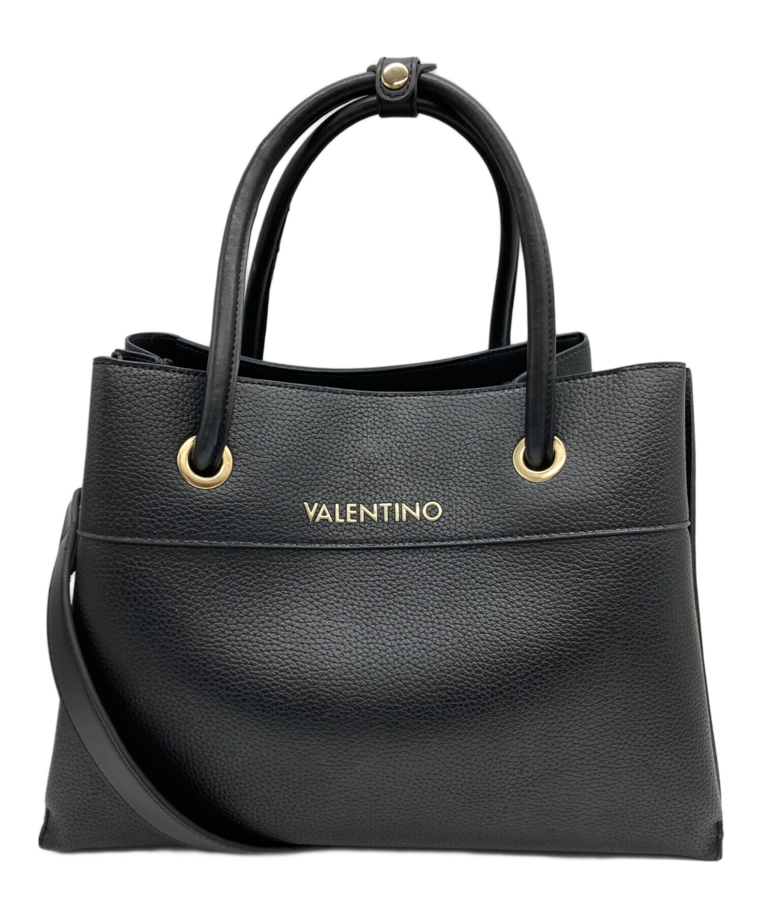 中古・古着通販】VALENTINO (ヴァレンティノ) 2WAYバッグ ブラック