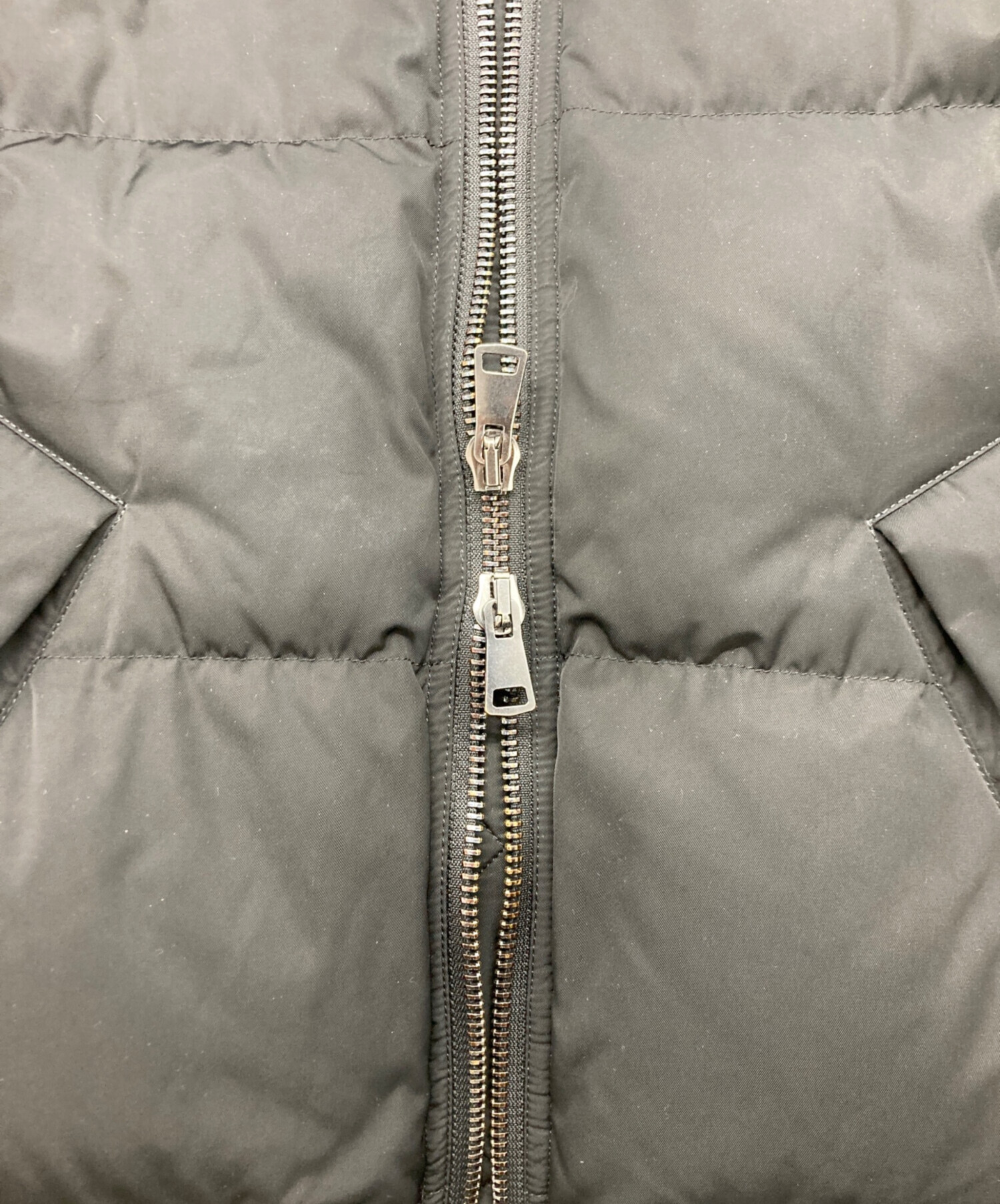 中古・古着通販】MY WHITE (マイ ホワイト) ダウンベスト ブラック