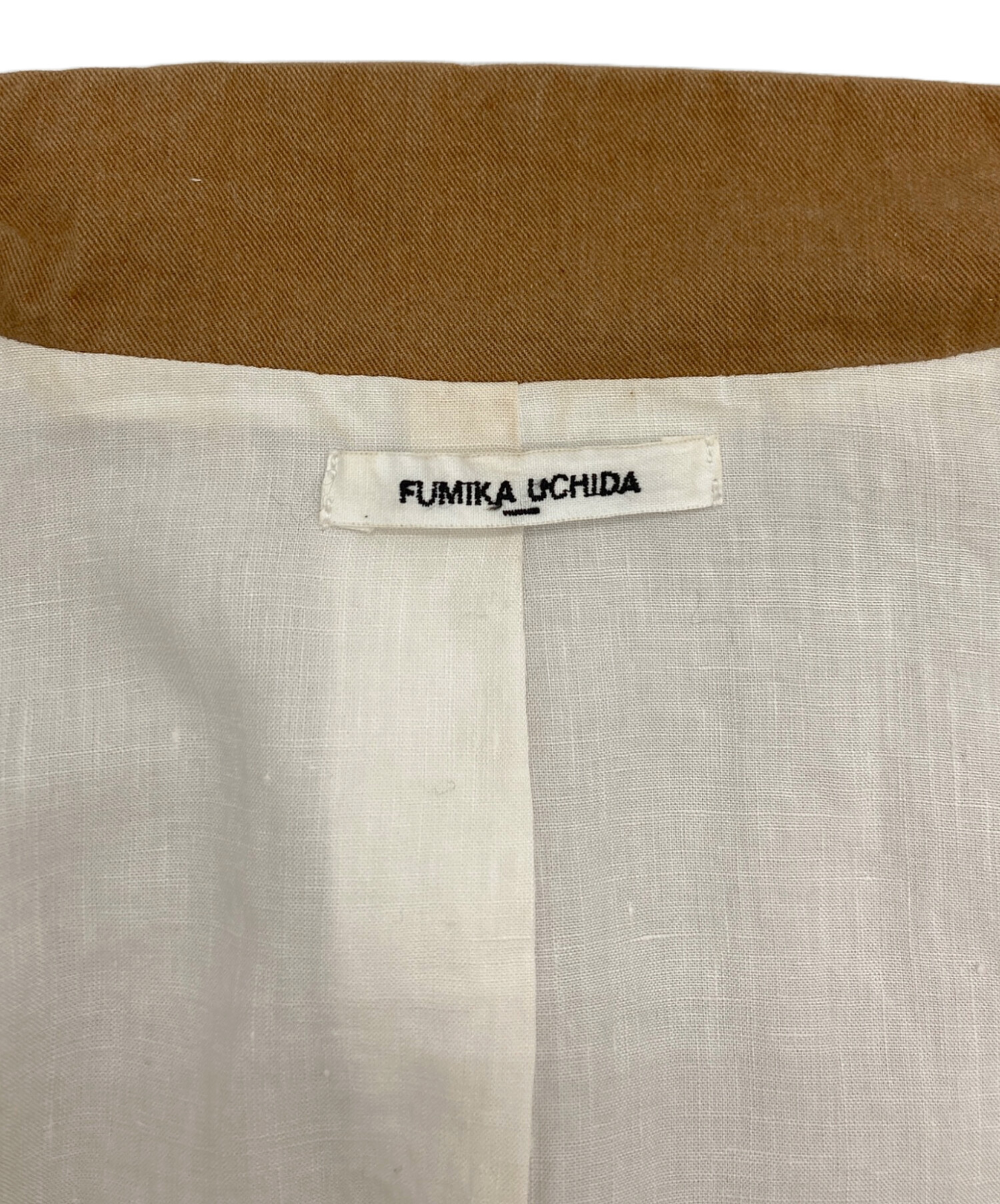 中古・古着通販】FUMIKA UCHIDA (フミカウチダ) ベスト ベージュ