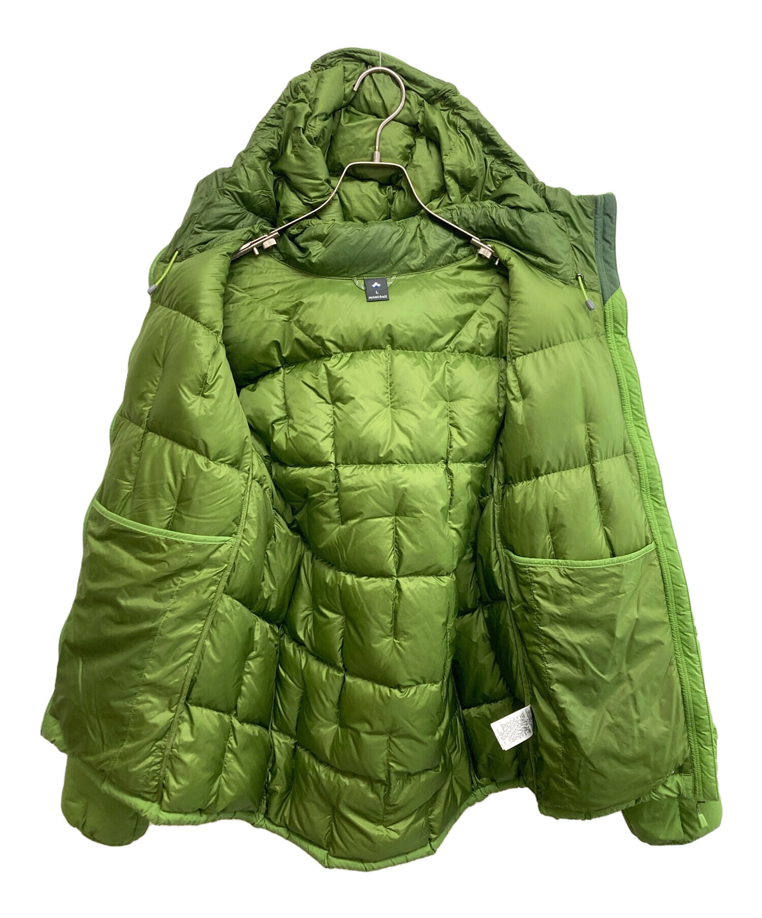 中古・古着通販】mont-bell (モンベル) ネージュダウン パーカ 黄緑
