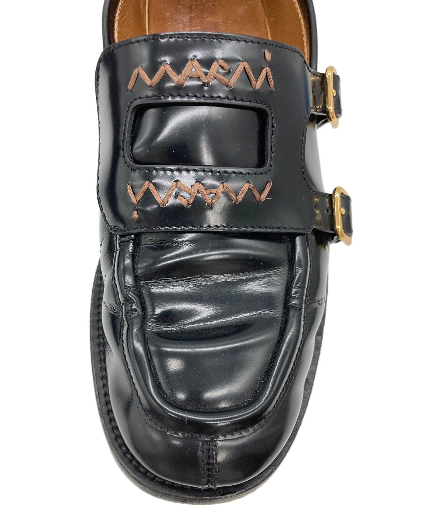 中古・古着通販】MARNI (マルニ) Bambi 3.0 ローファー ブラック