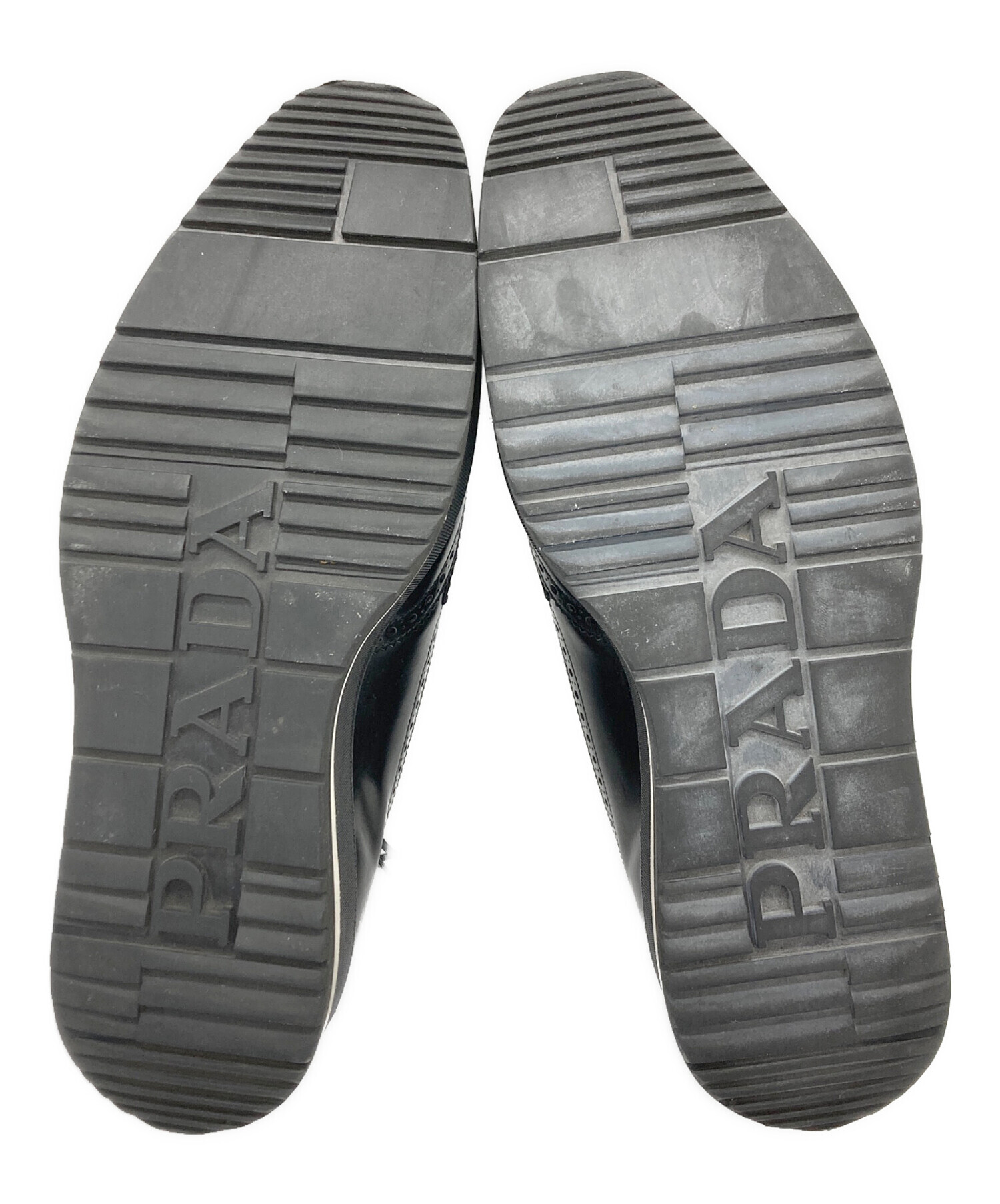 中古・古着通販】PRADA (プラダ) メダリオン ウィングチップ レザー