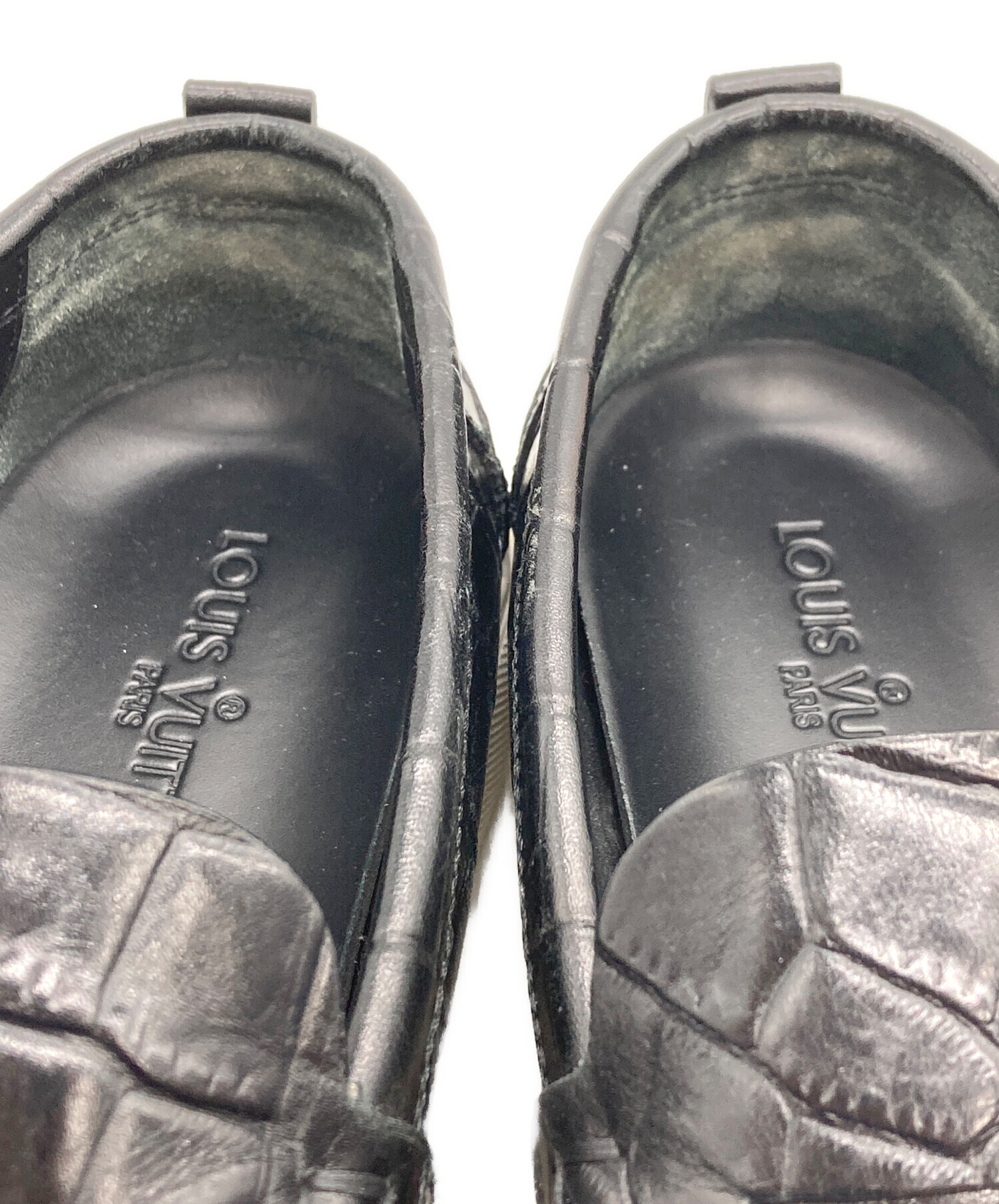 中古・古着通販】LOUIS VUITTON (ルイ ヴィトン) 型押しローファー