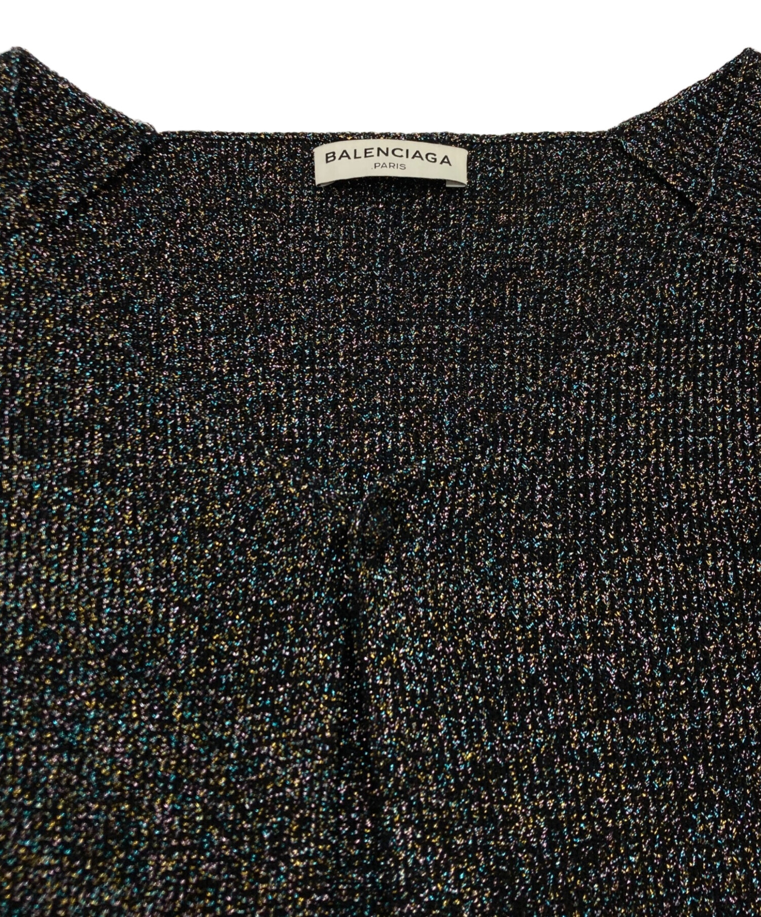 中古・古着通販】BALENCIAGA (バレンシアガ) 変形ラメニット