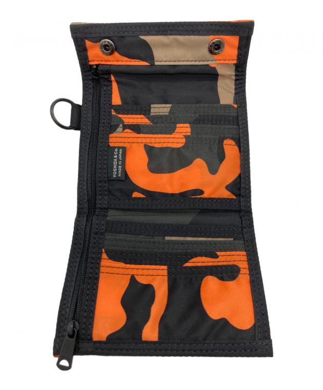 中古・古着通販】PORTER (ポーター) PS CAMO WALLET オレンジ