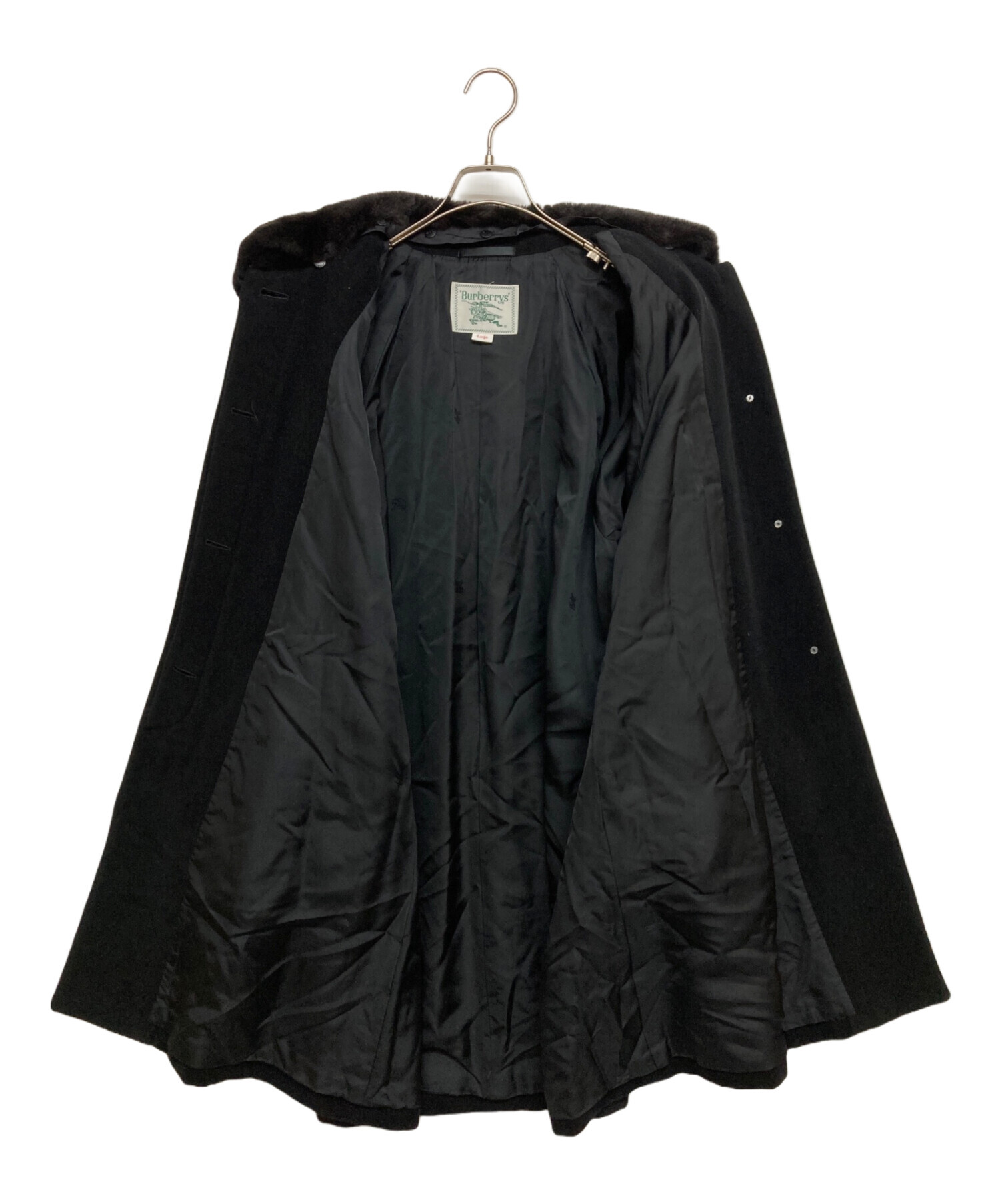 中古・古着通販】Burberry's (バーバリー) ファー付きウールコート
