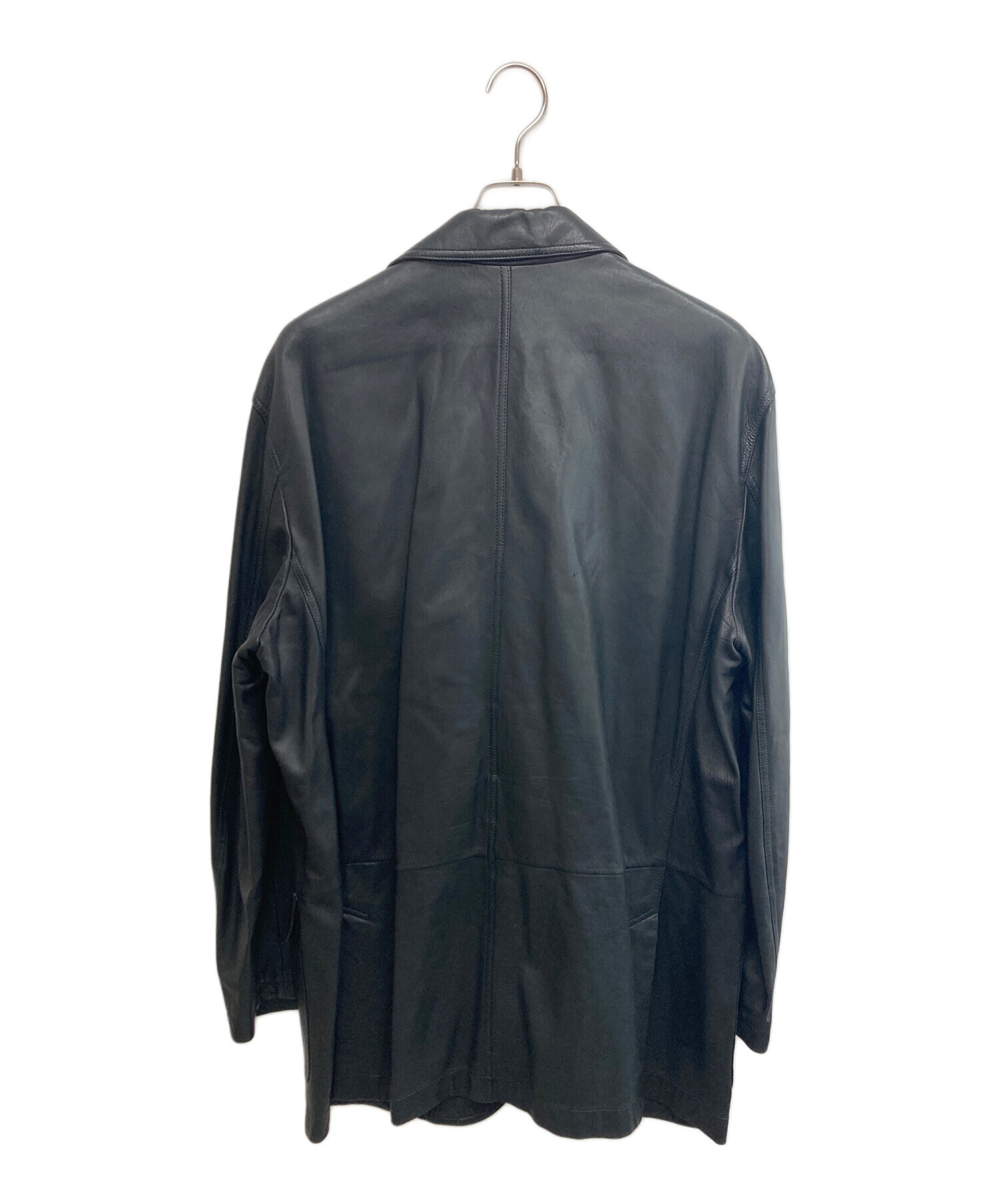 Zegna ヴィンテージレザージャケット 中古・古着通販】Z Zegna (ジー・ゼニア) レザーテーラードジャケット