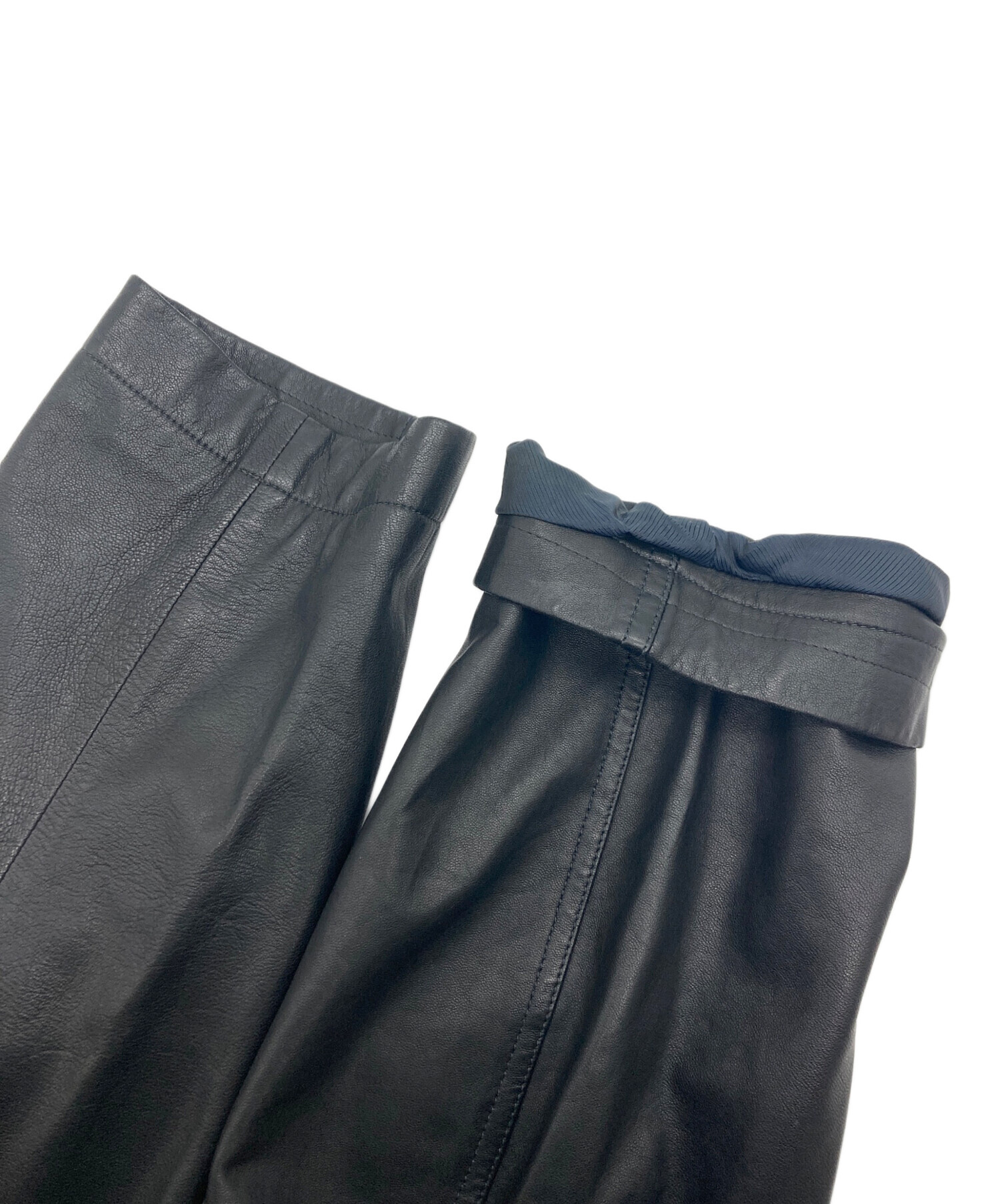 中古・古着通販】Z Zegna (ジー・ゼニア) レザーテーラードジャケット