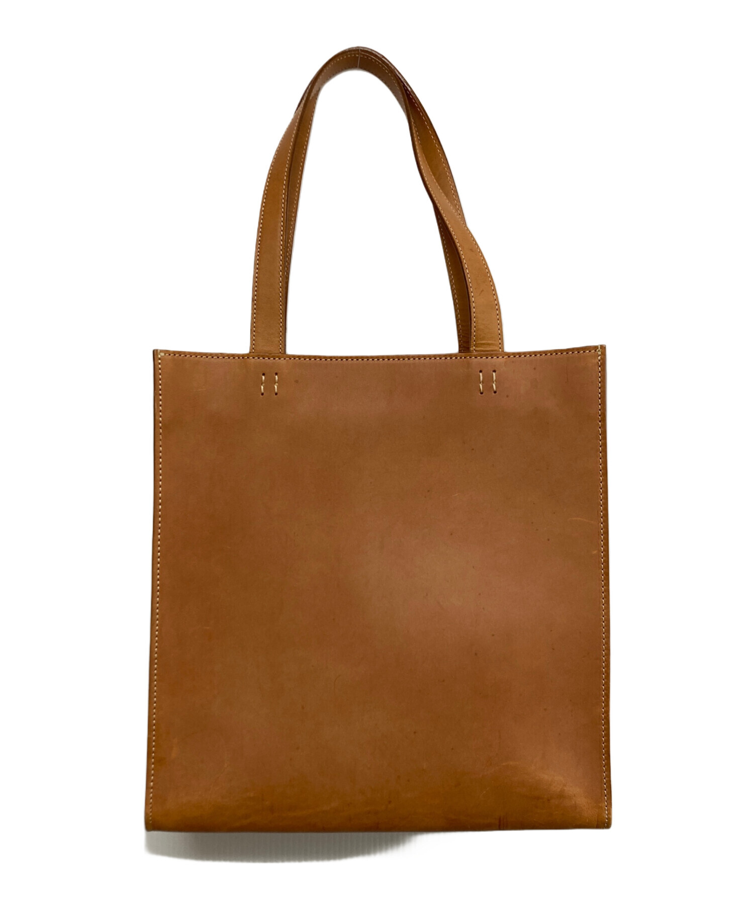 土屋鞄 トートバッグ ナチューラ ブラウン 中古・古着通販】土屋鞄 (ツチヤカバン) ナチューラ ヌメ革トール