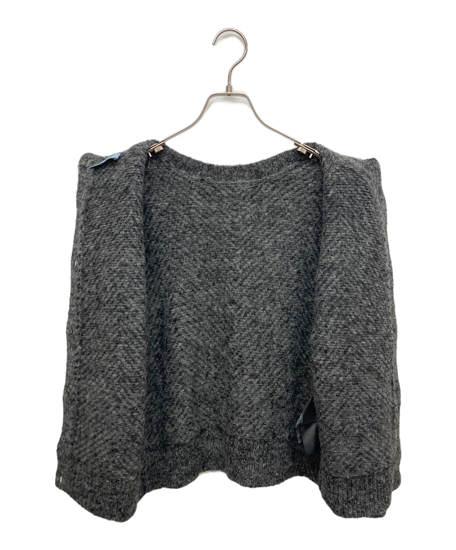 中古・古着通販】PRADA (プラダ) アルパカニット カーディガン グレー