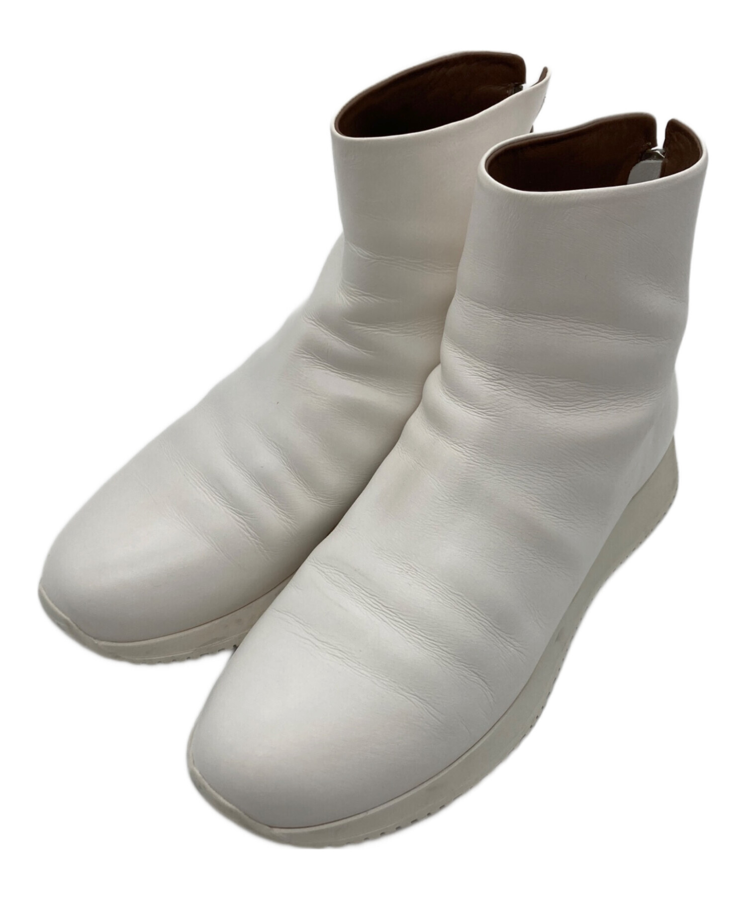 未使用 ジャンヴィトロッシ サイドジップ レザー ブーツ セルジオロッシ 中古・古着通販】Gianvito Rossi (ジャンヴィト ロッシ) ジップアップ