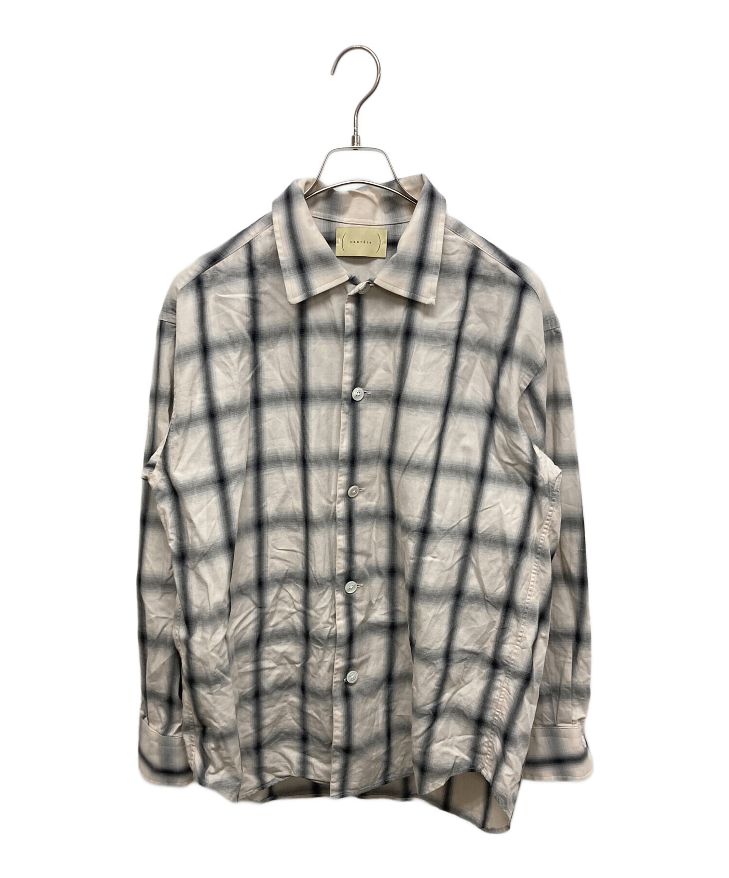 カンターレです。 中古・古着通販】CANTATE (カンタータ) Ombre Open Collar Shirt