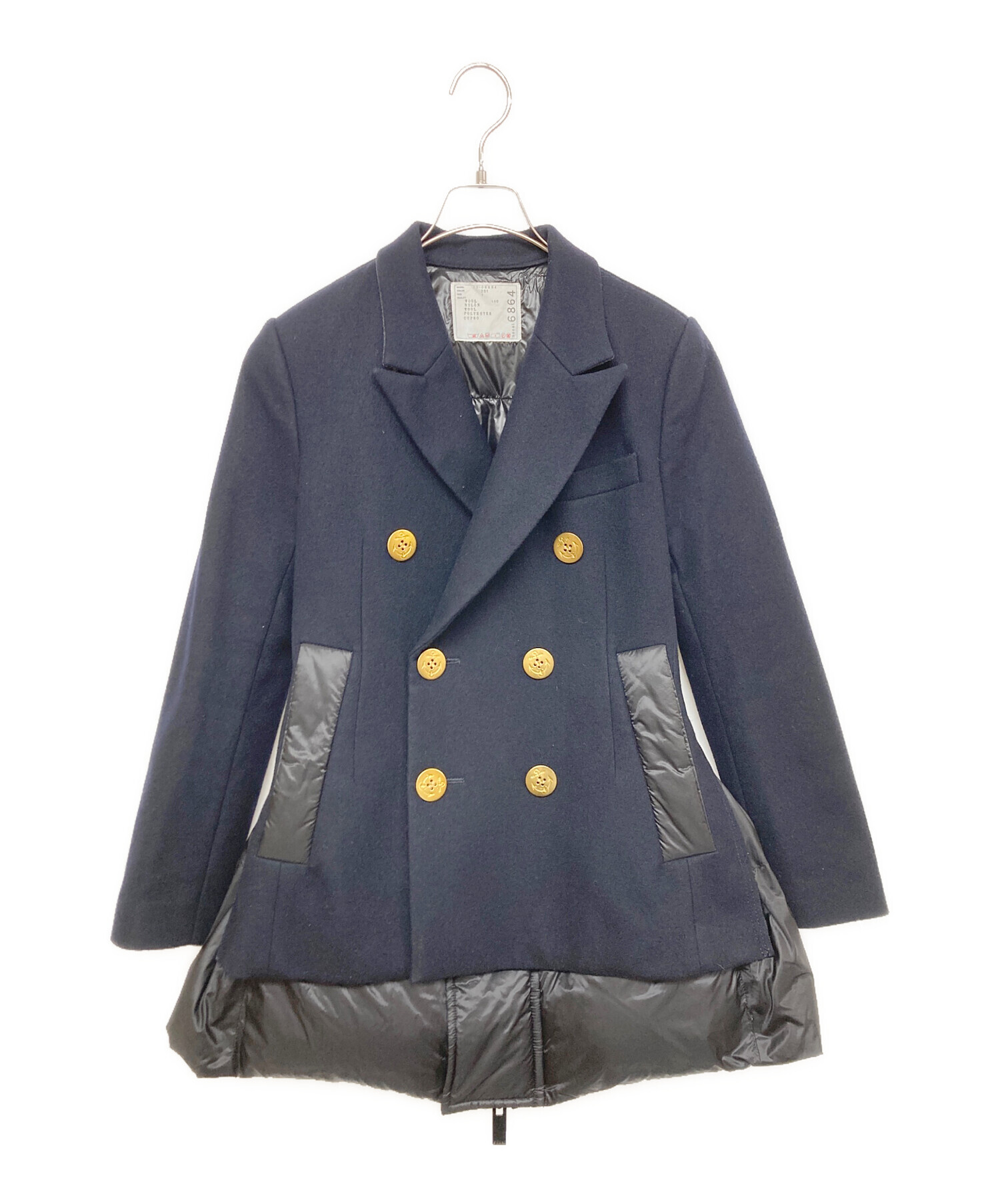 中古・古着通販】sacai (サカイ) Wool Melton x Puffer Jacket