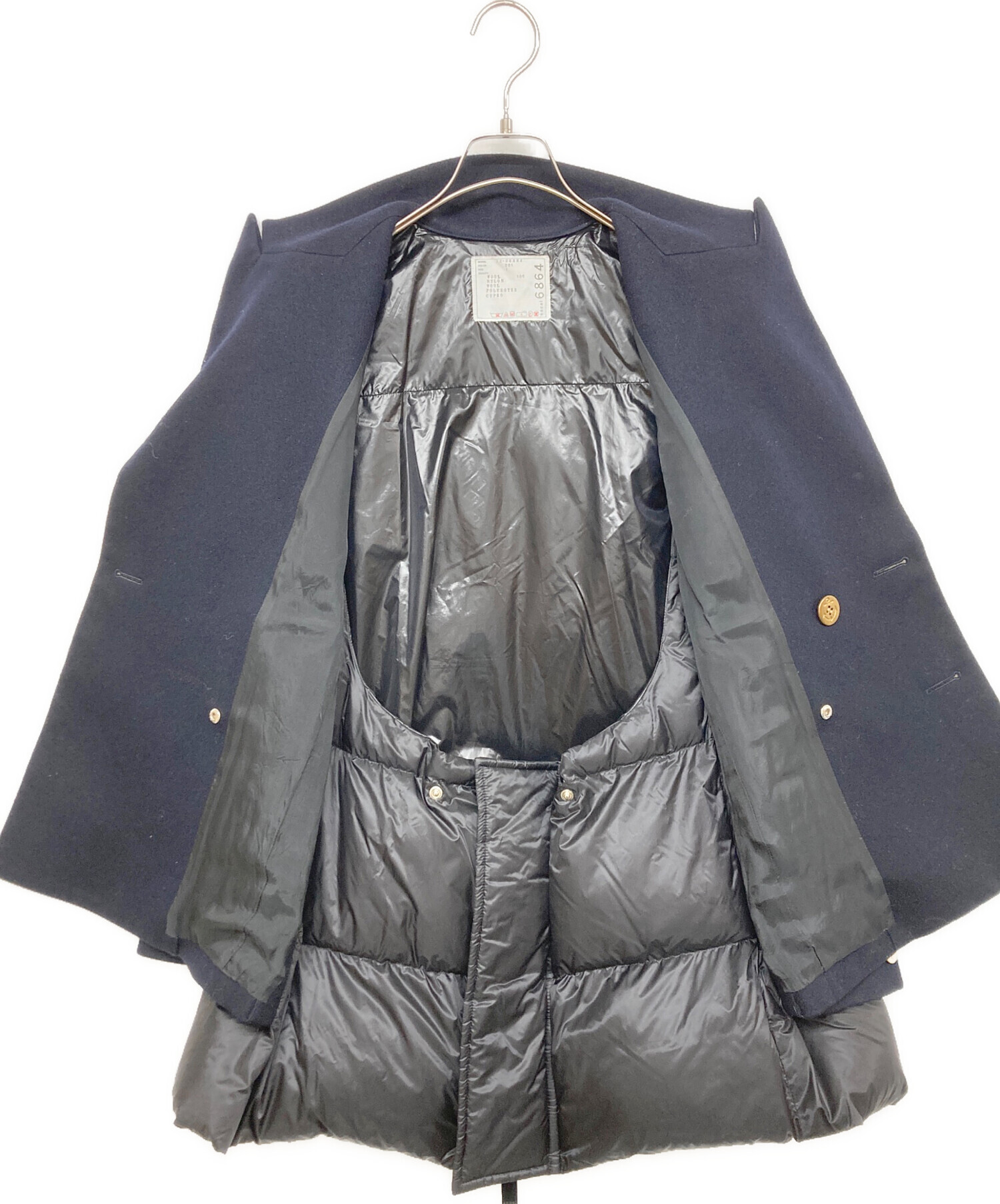 中古・古着通販】sacai (サカイ) Wool Melton x Puffer Jacket