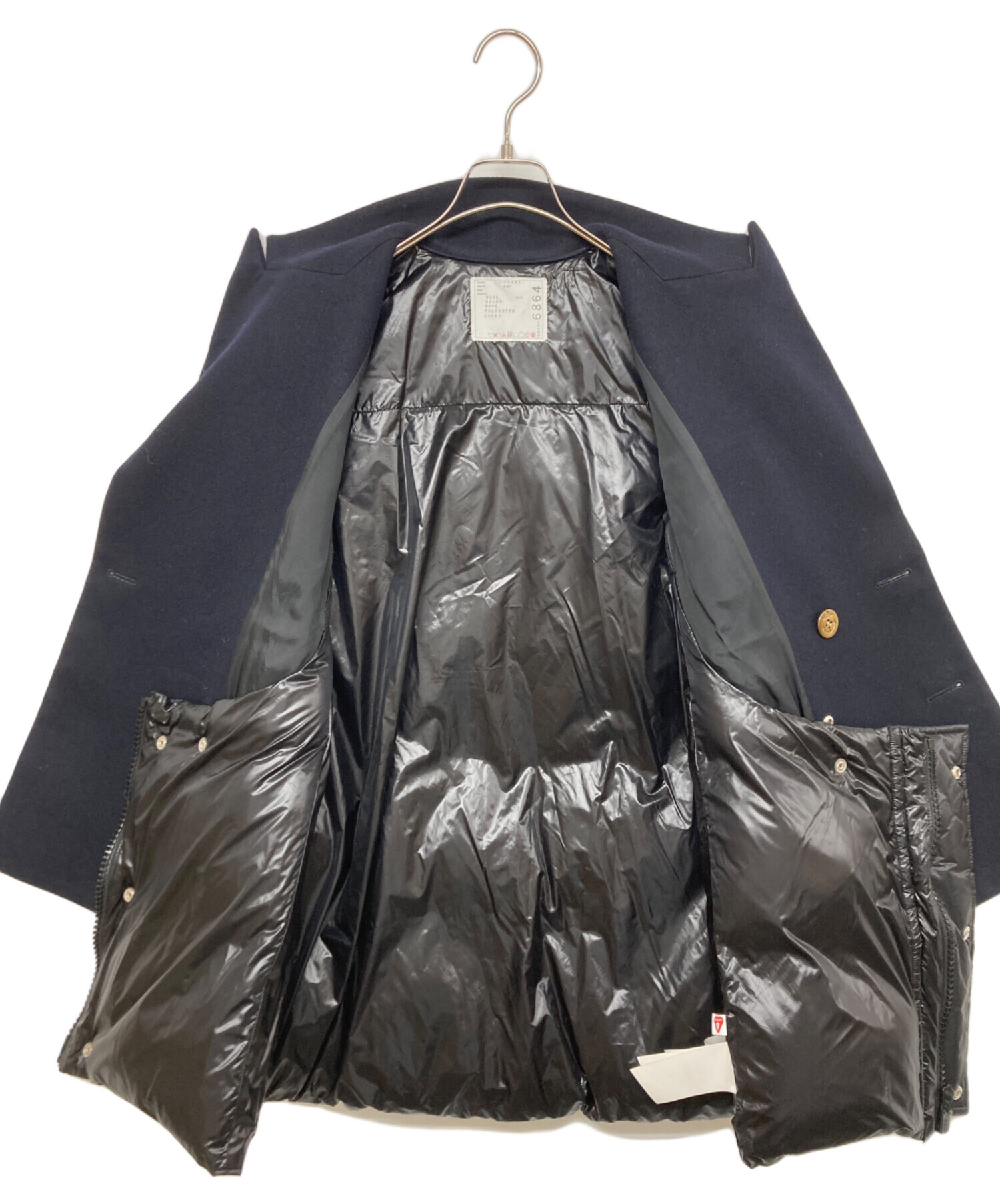 中古・古着通販】sacai (サカイ) Wool Melton x Puffer Jacket