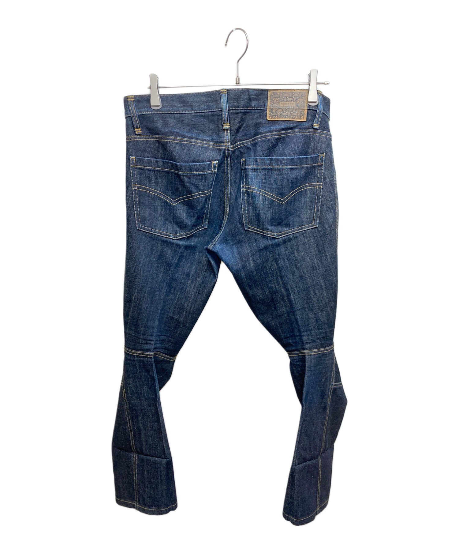 中古・古着通販】NEMETH (ネメス) 立体裁断パンツ インディゴ サイズ