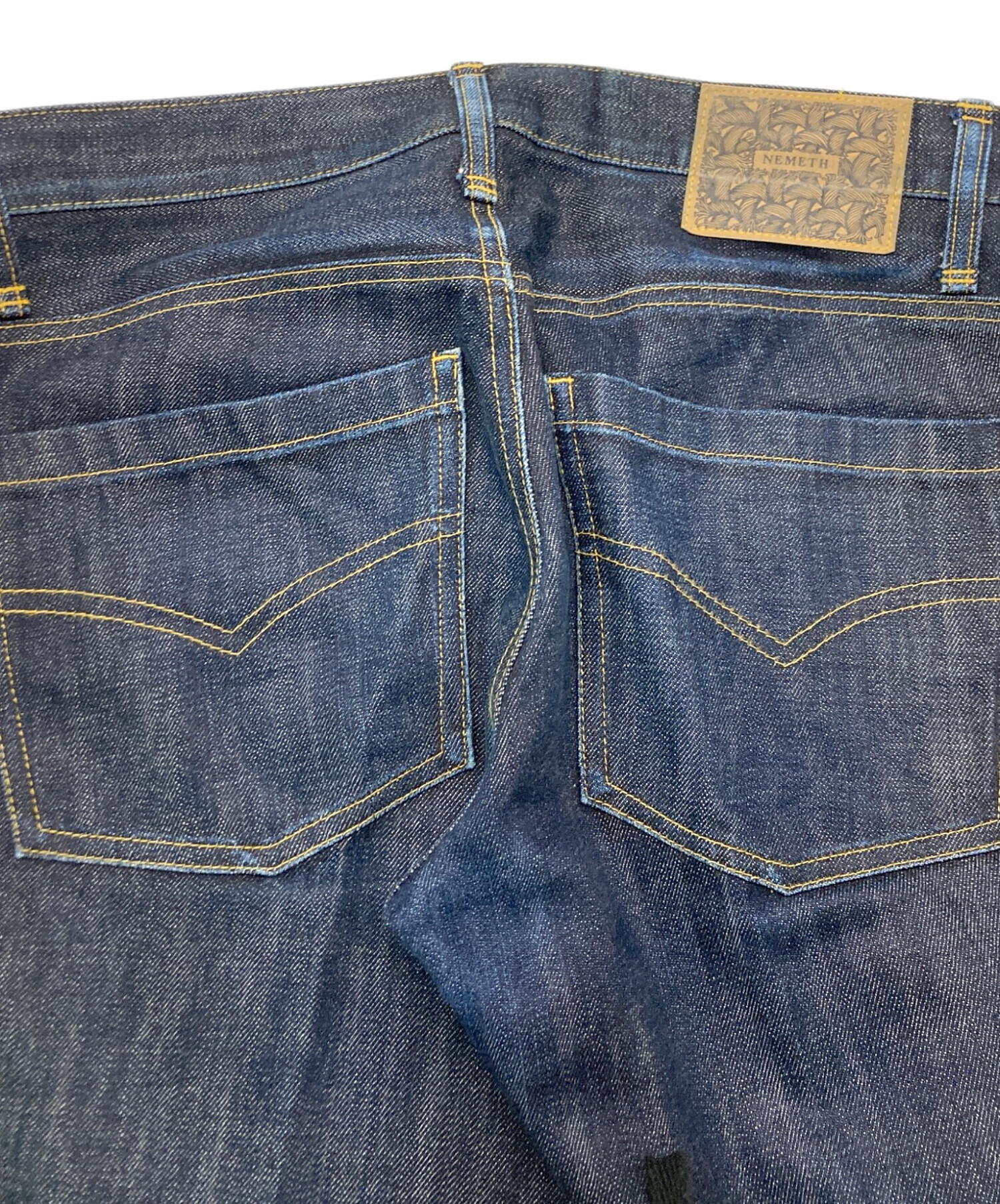 中古・古着通販】NEMETH (ネメス) 立体裁断パンツ インディゴ サイズ