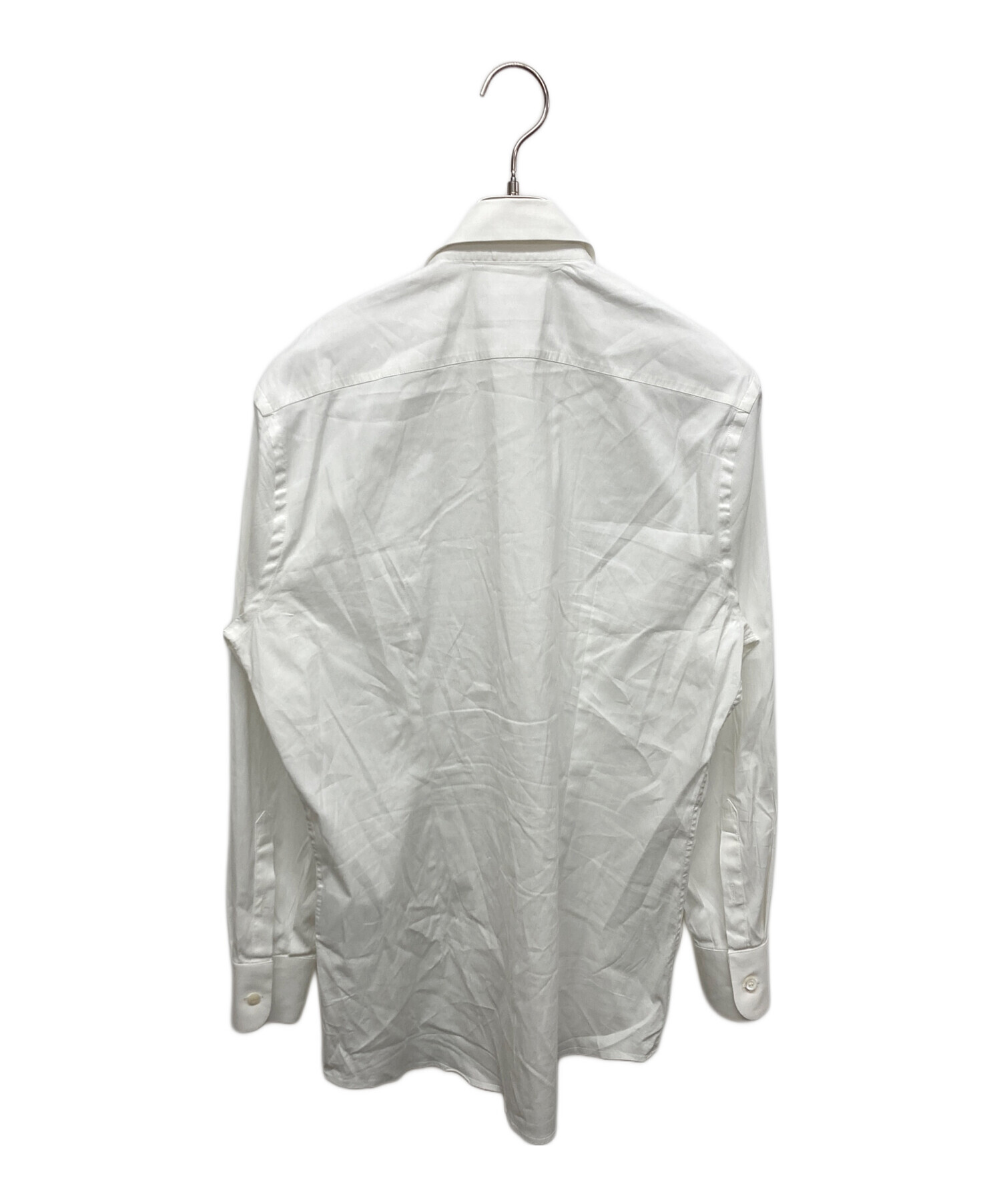 中古・古着通販】PRADA (プラダ) ストレッチポプリン シャツ ホワイト