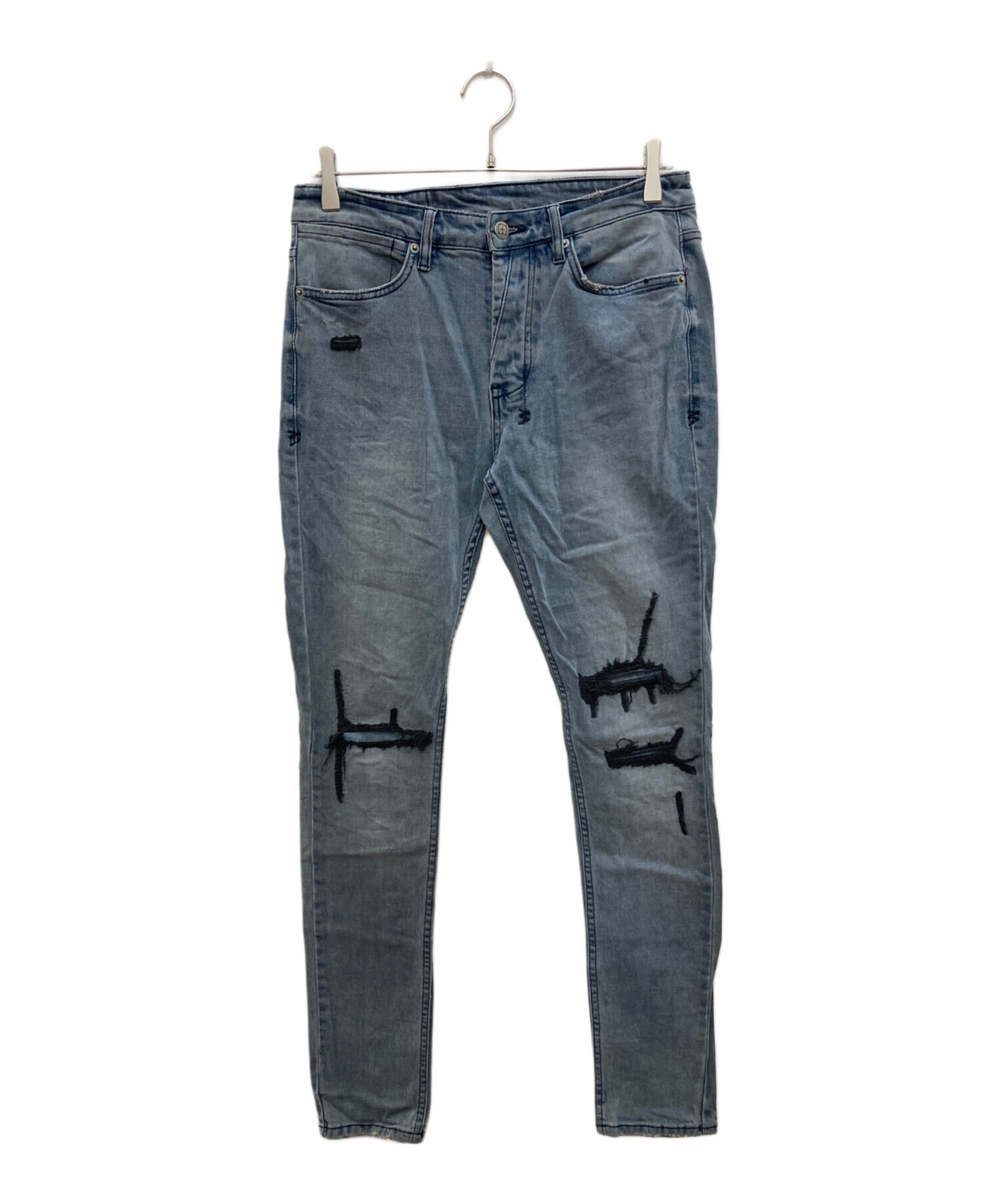 中古・古着通販】Ksubi (スビ) ダメージスキニーデニムパンツ
