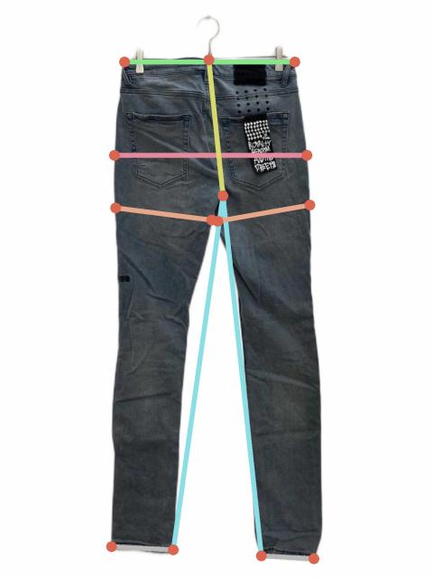 中古・古着通販】Ksubi (スビ) ダメージスキニーデニムパンツ