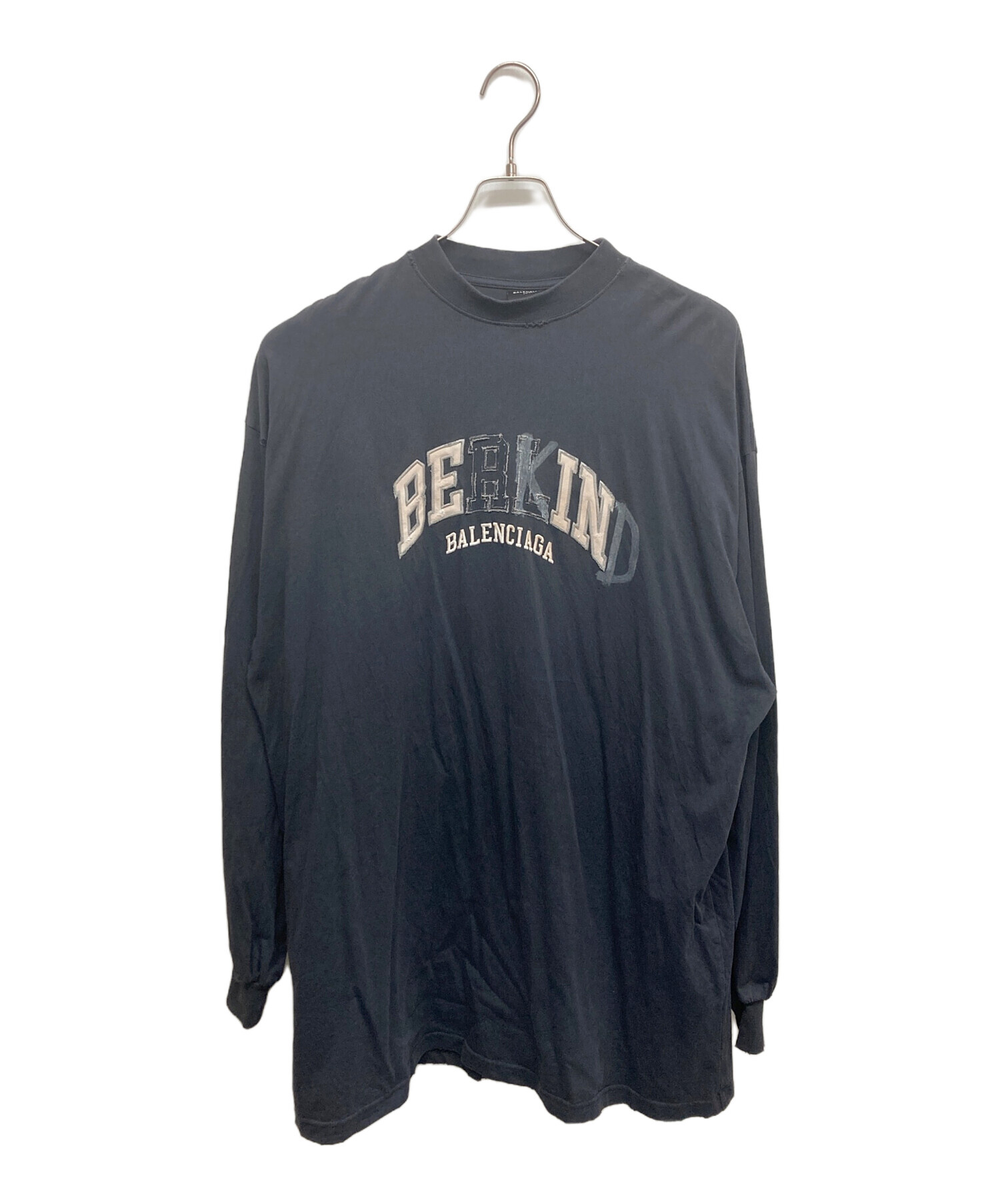 中古・古着通販】BALENCIAGA (バレンシアガ) BE KIND ロングスリーブ T 