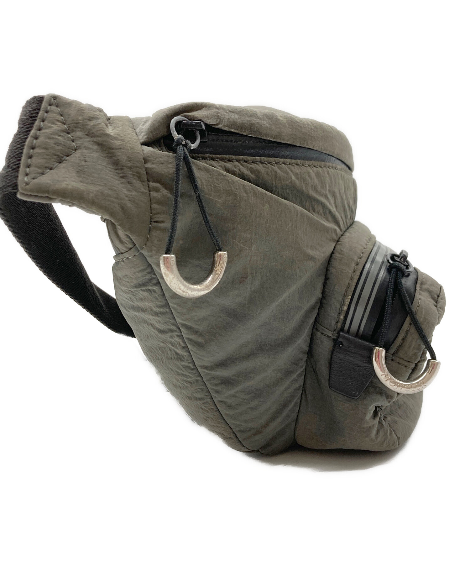 中古・古着通販】MONCLER (モンクレール) DURANCE BELT BAG カーキ