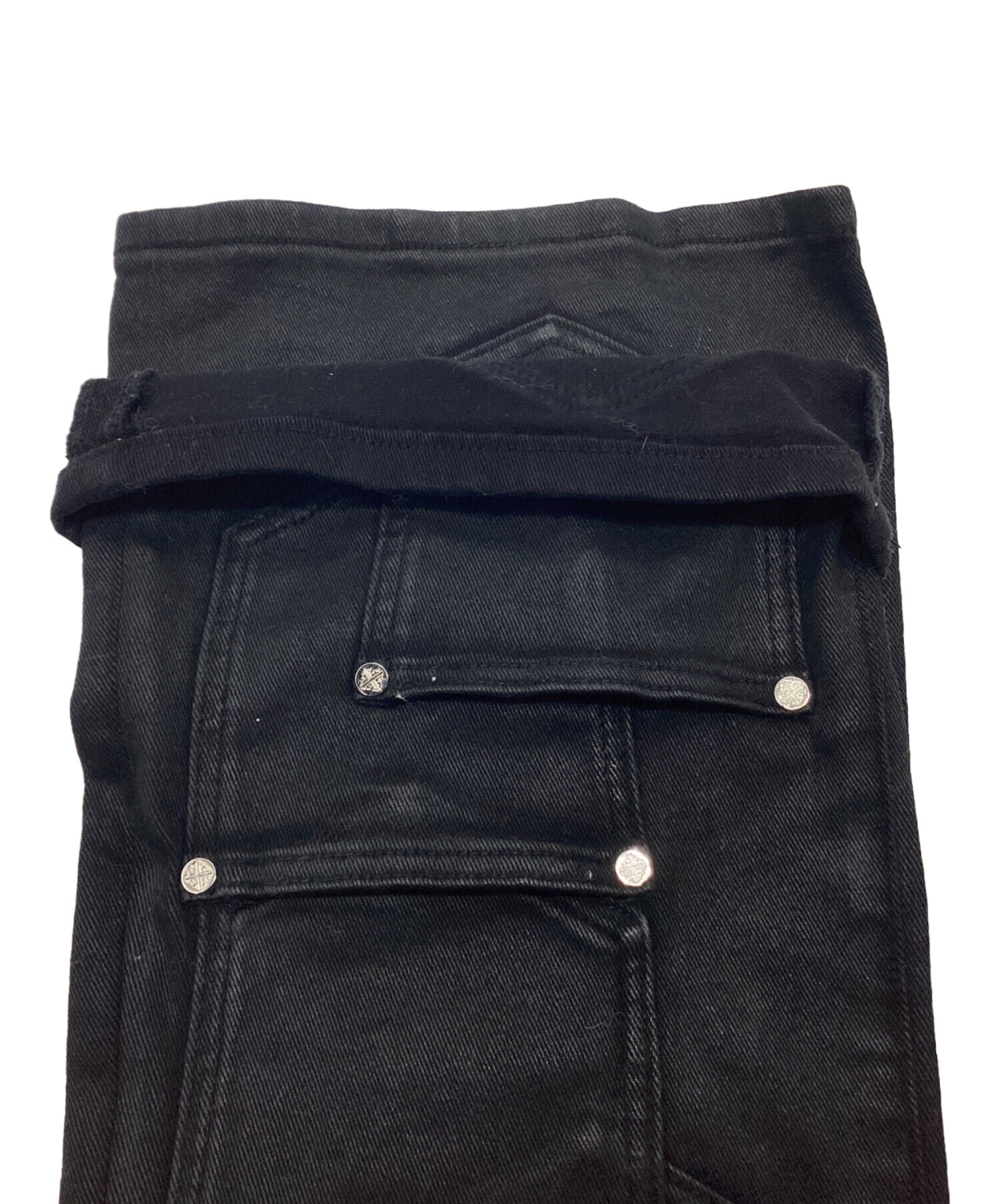 中古・古着通販】GUAPI (グアピ) OBSIDEAN BLACK DISE FLARED PANT