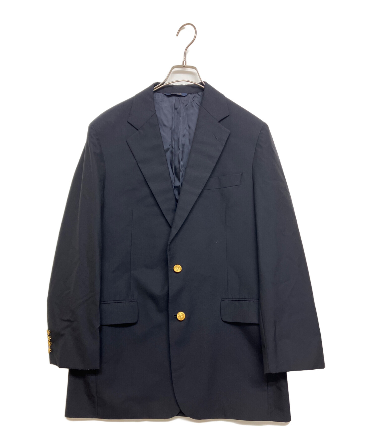Brooks Brothers - 中古品 BROOKS BROTHERS 紺ブレ 金ボタン テーラードジャケット 中古・古着通販】BROOKS BROTHERS (ブルックスブラザーズ) 金釦紺