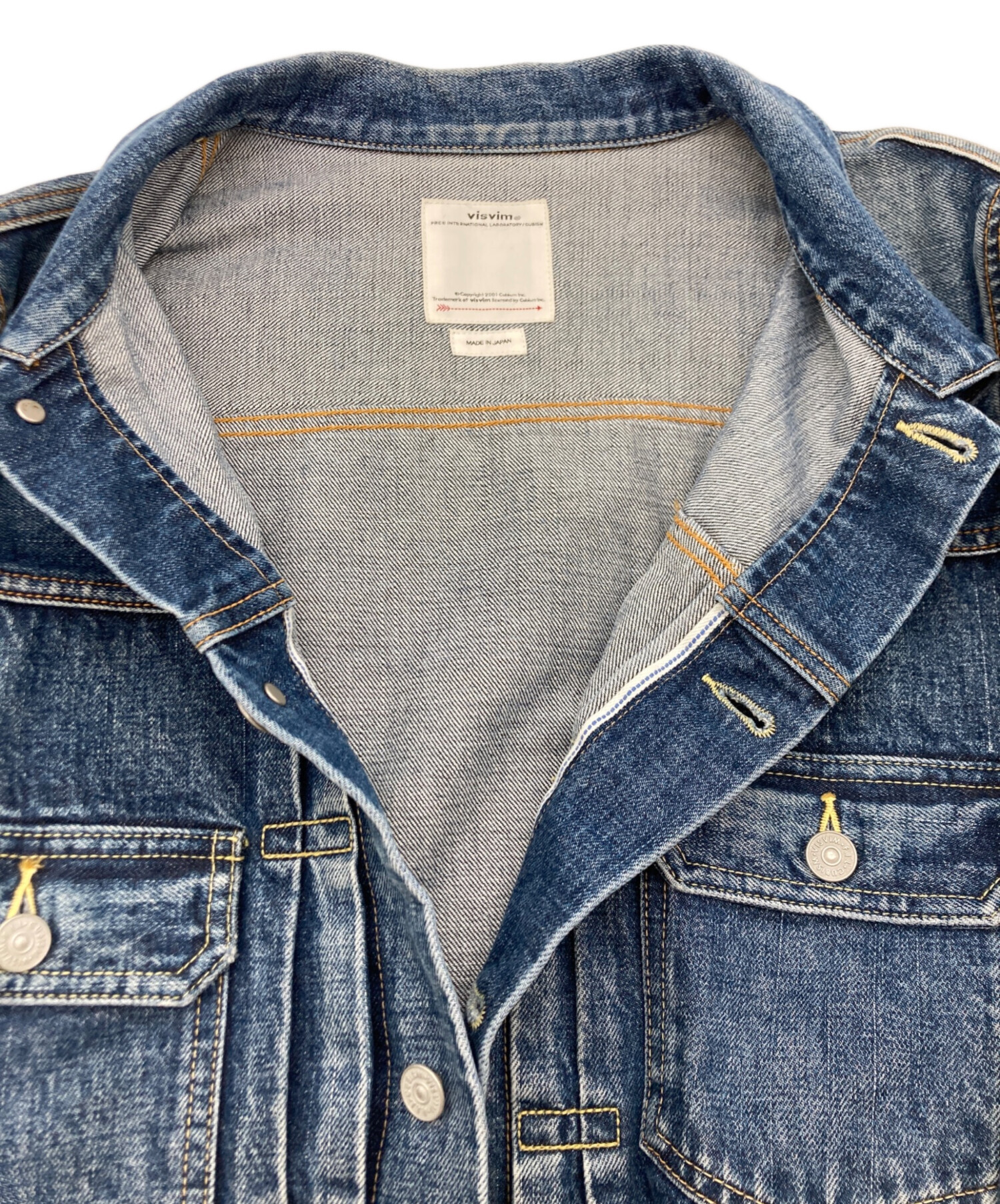 中古・古着通販】VISVIM (ビズビム) SS 101 JKT DMGD-1001 インディゴ