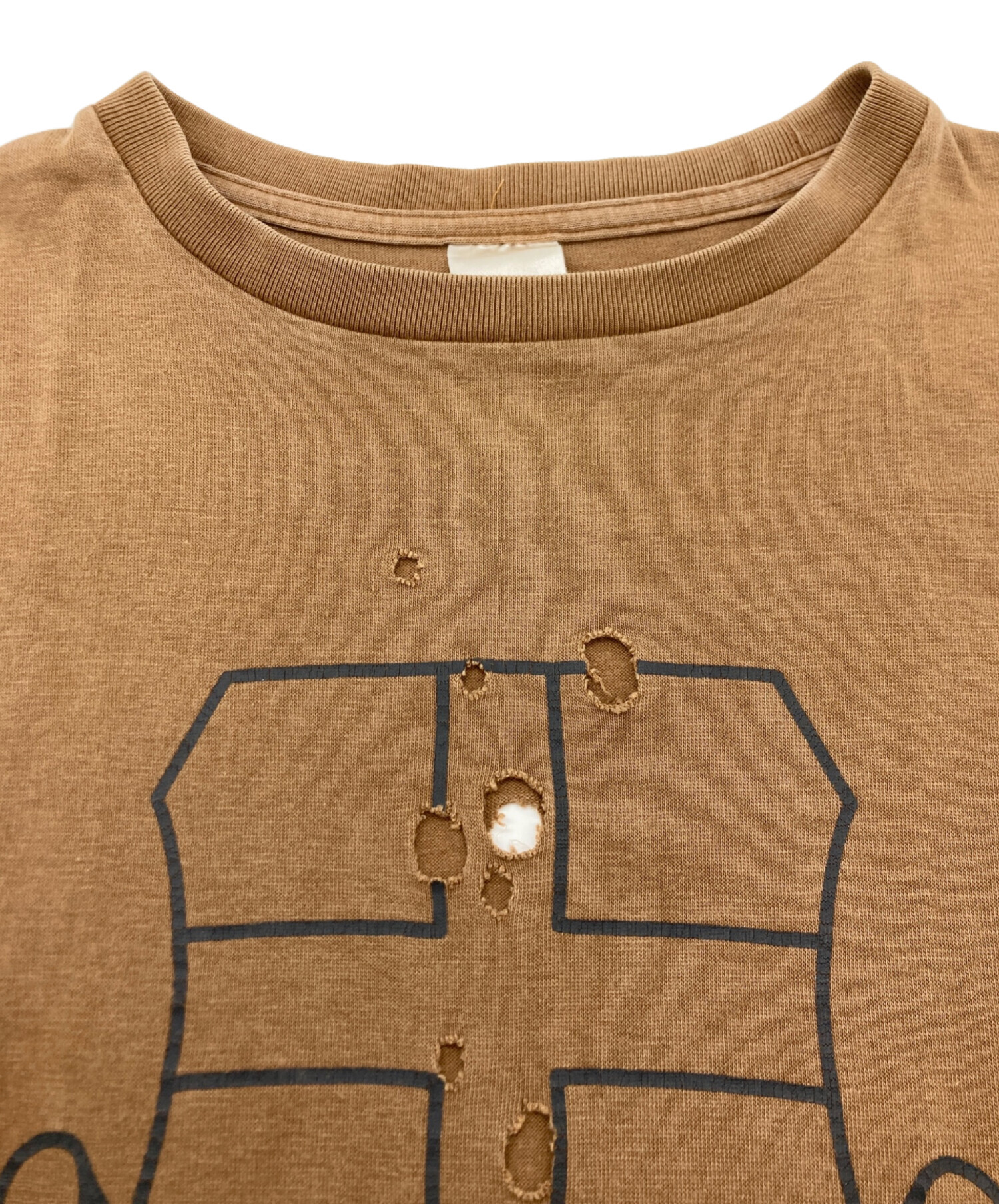 中古・古着通販】NUMBER (N)INE (ナンバーナイン) エンブレム穴あきT