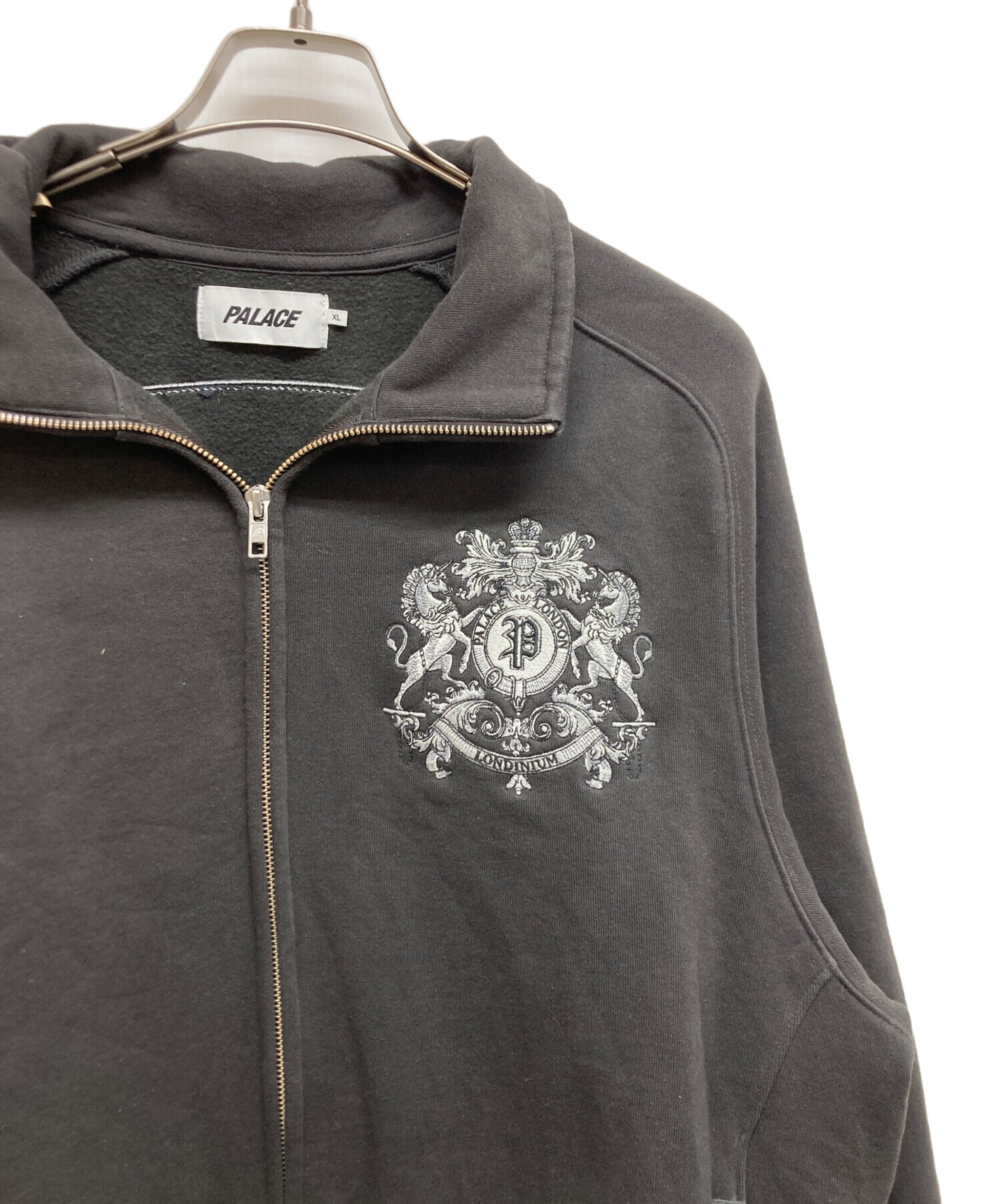 中古・古着通販】PALACE (パレス) CREST SWEAT ブラック サイズ:XL