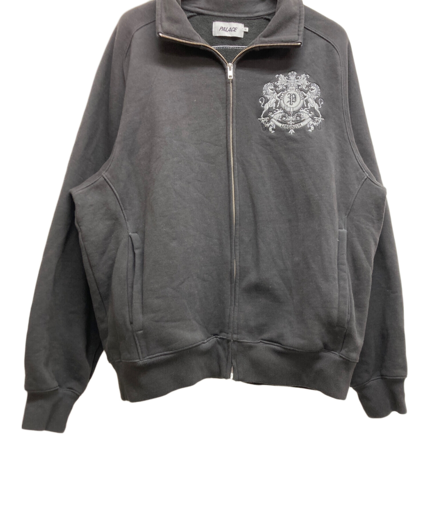 中古・古着通販】PALACE (パレス) CREST SWEAT ブラック サイズ:XL