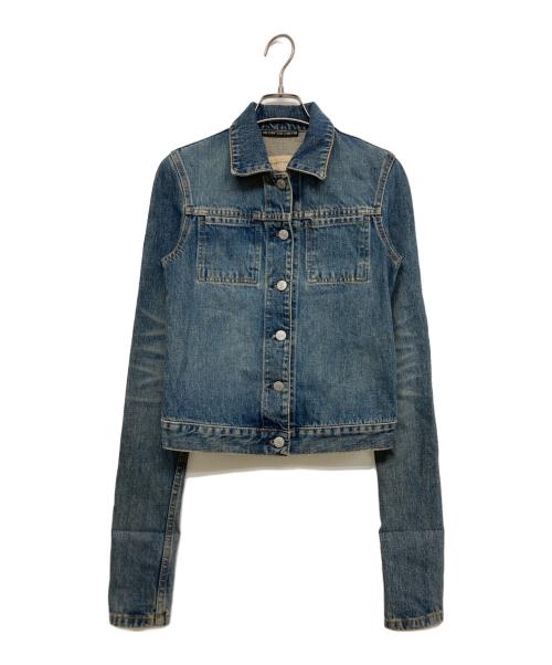 こ*ら様 HELMUT LANG 本人期 コーティングデニムジャケット エクスト 限界価格 お盆限定 1999 HELMUT LANG コーティングデニムジャケット