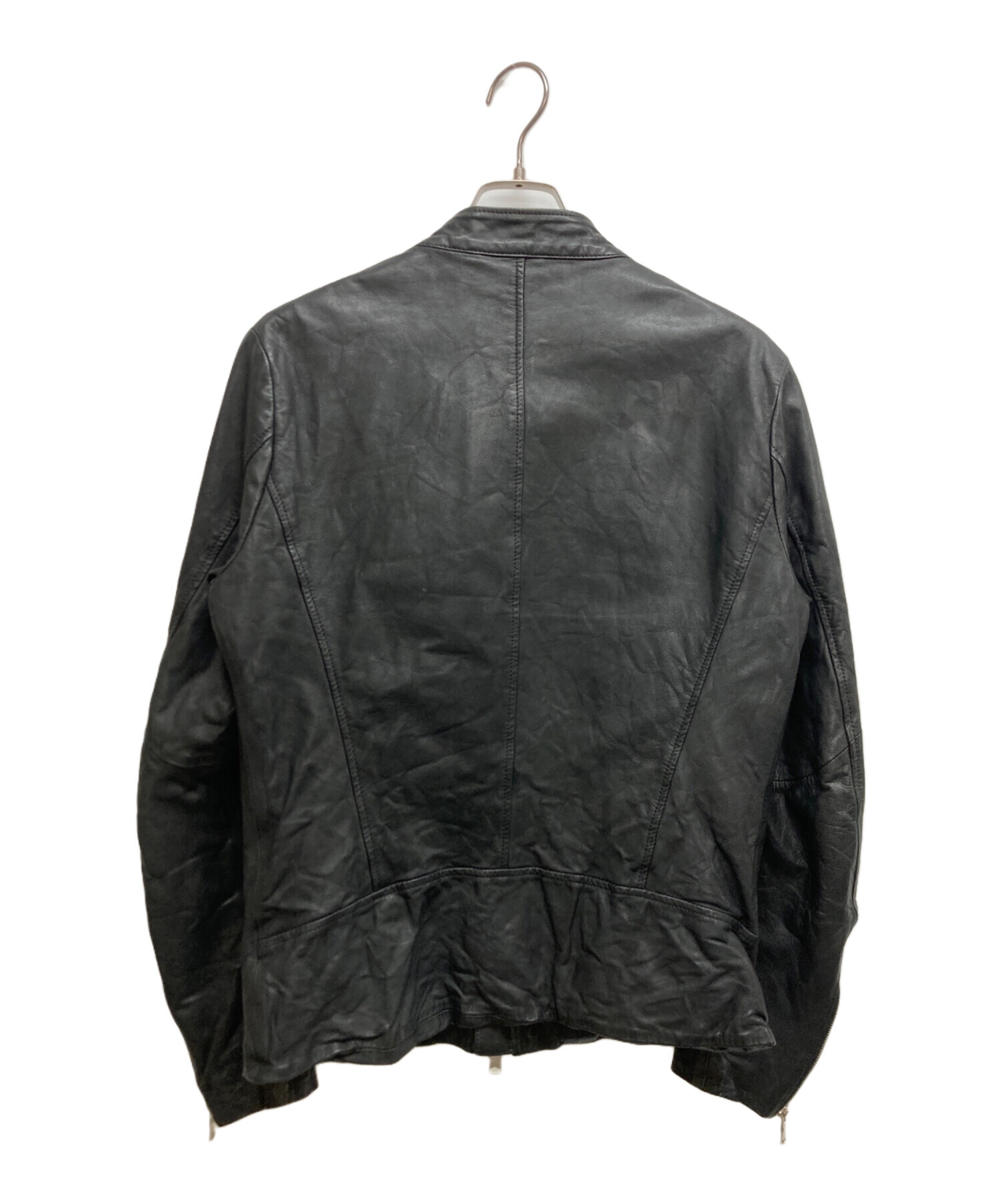 中古・古着通販】ACANTHUS (アカンサス) シングルライダースジャケット