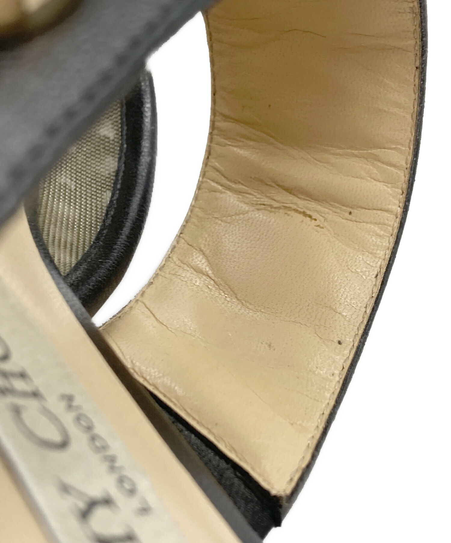 中古・古着通販】JIMMY CHOO (ジミーチュウ) ミュール ブラック サイズ