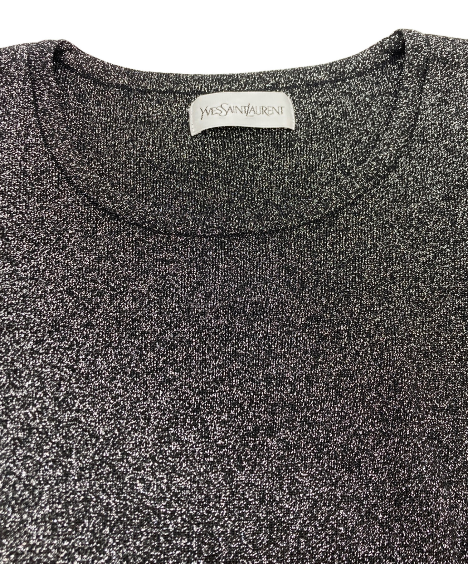 中古・古着通販】Yves Saint Laurent (イヴサンローラン) ラメニット