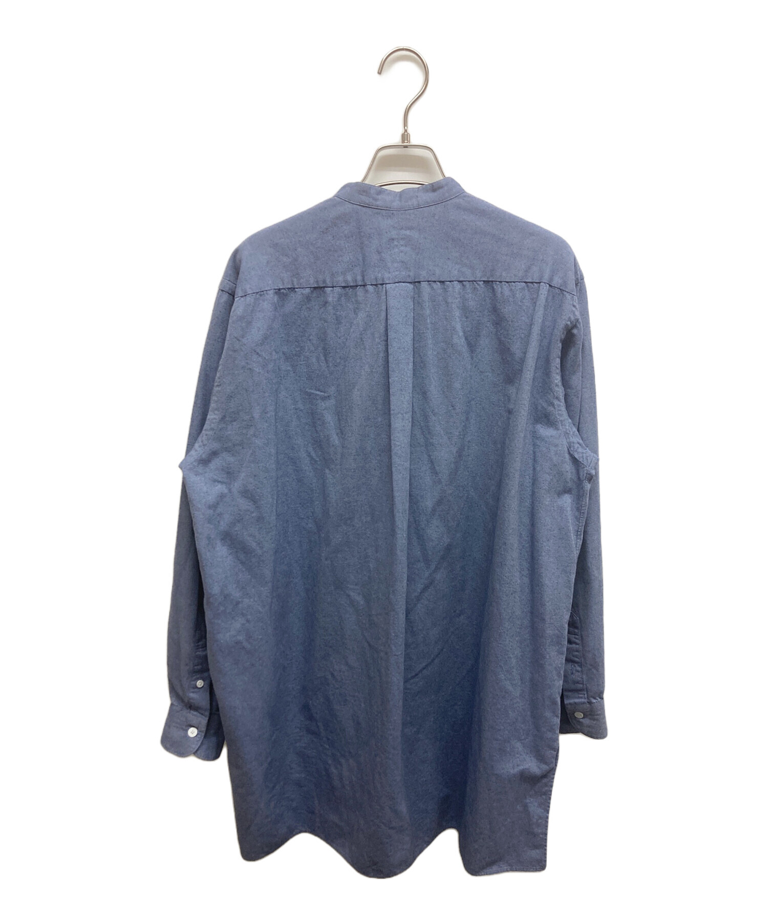 中古・古着通販】COMOLI (コモリ) コットンネルバンドカラーシャツ