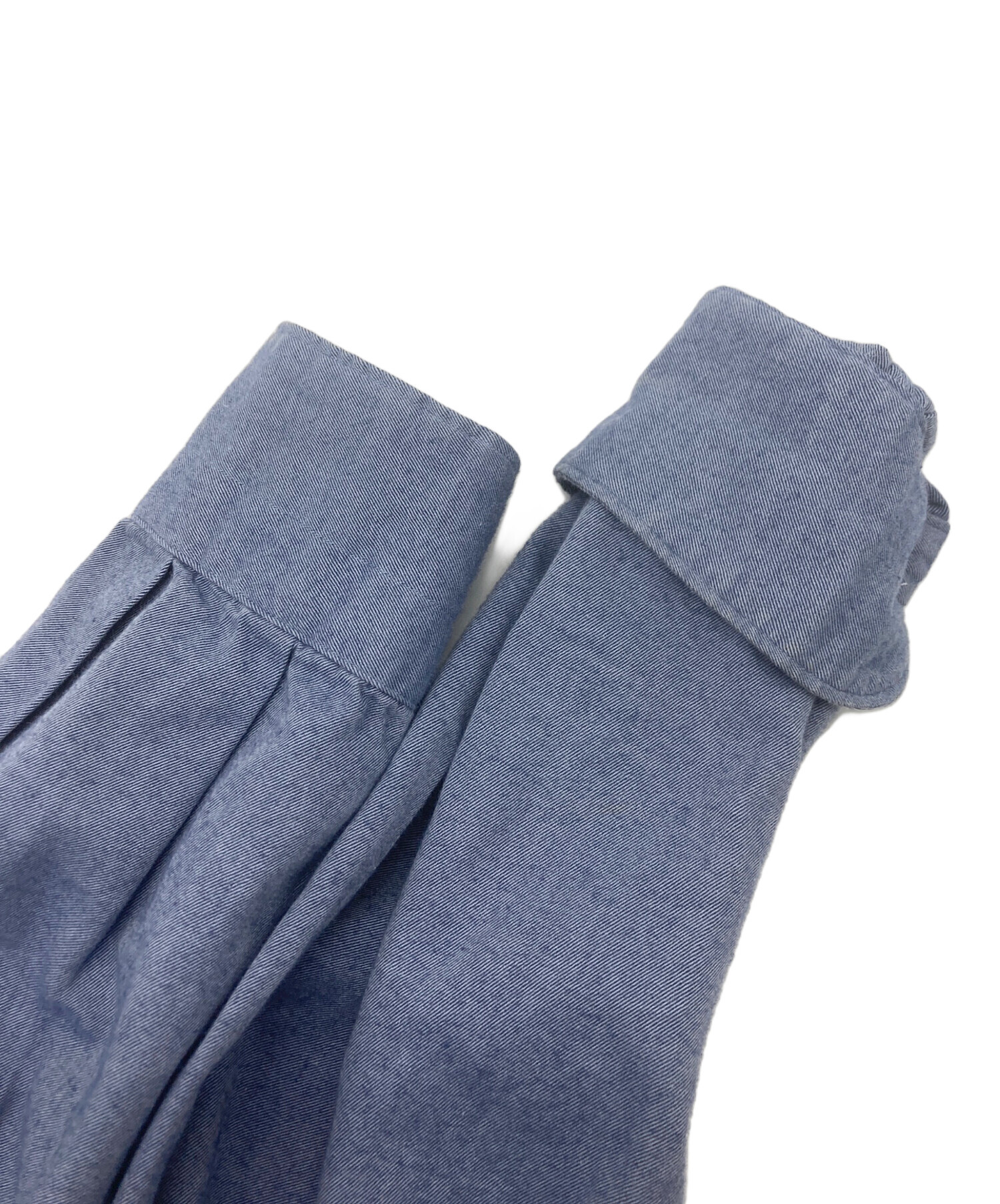中古・古着通販】COMOLI (コモリ) コットンネルバンドカラーシャツ