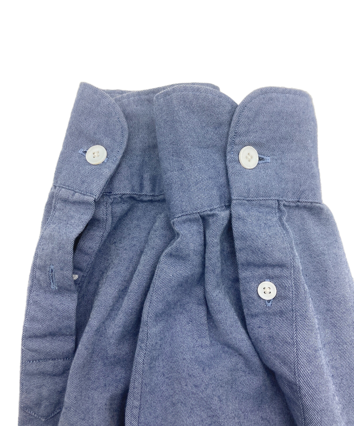 中古・古着通販】COMOLI (コモリ) コットンネルバンドカラーシャツ